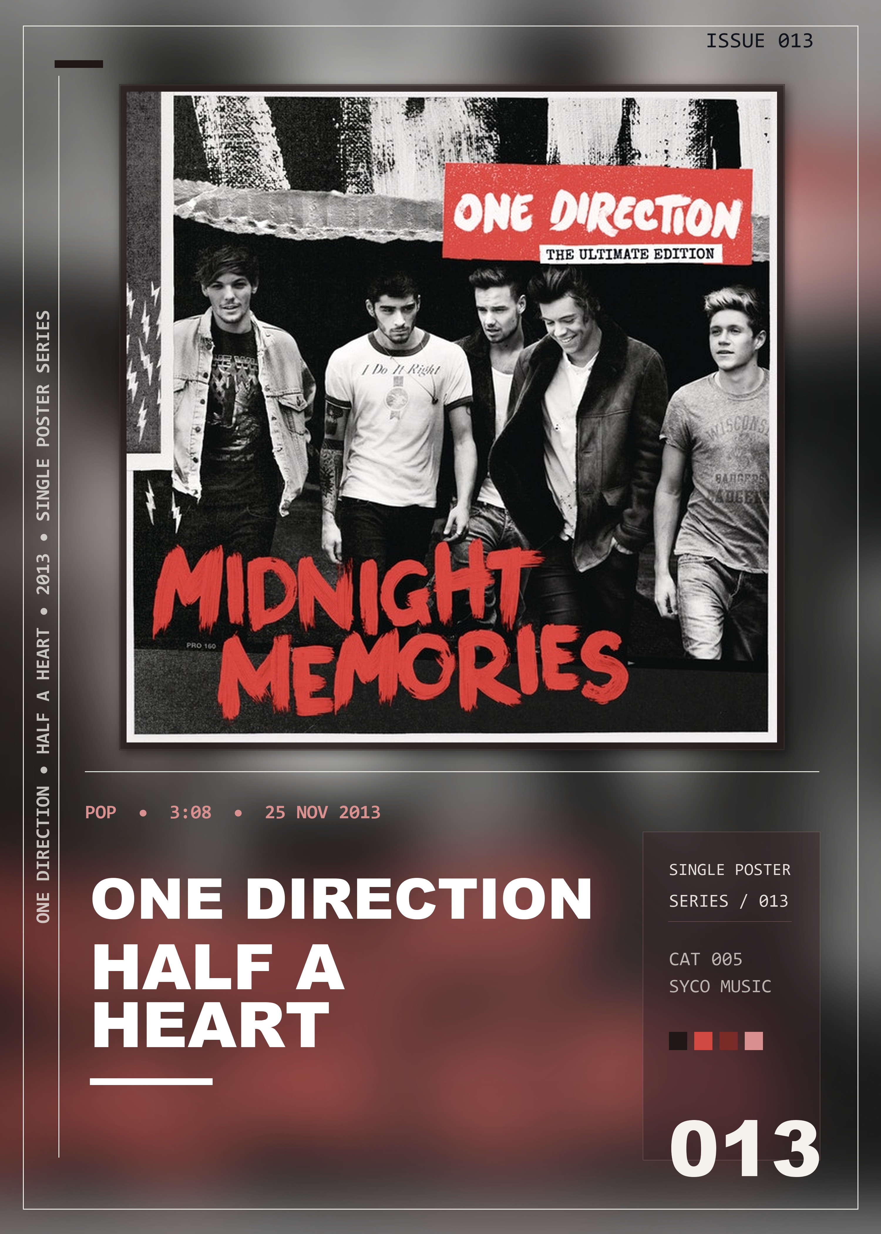 Music poster: One Direction - Half a Heart
