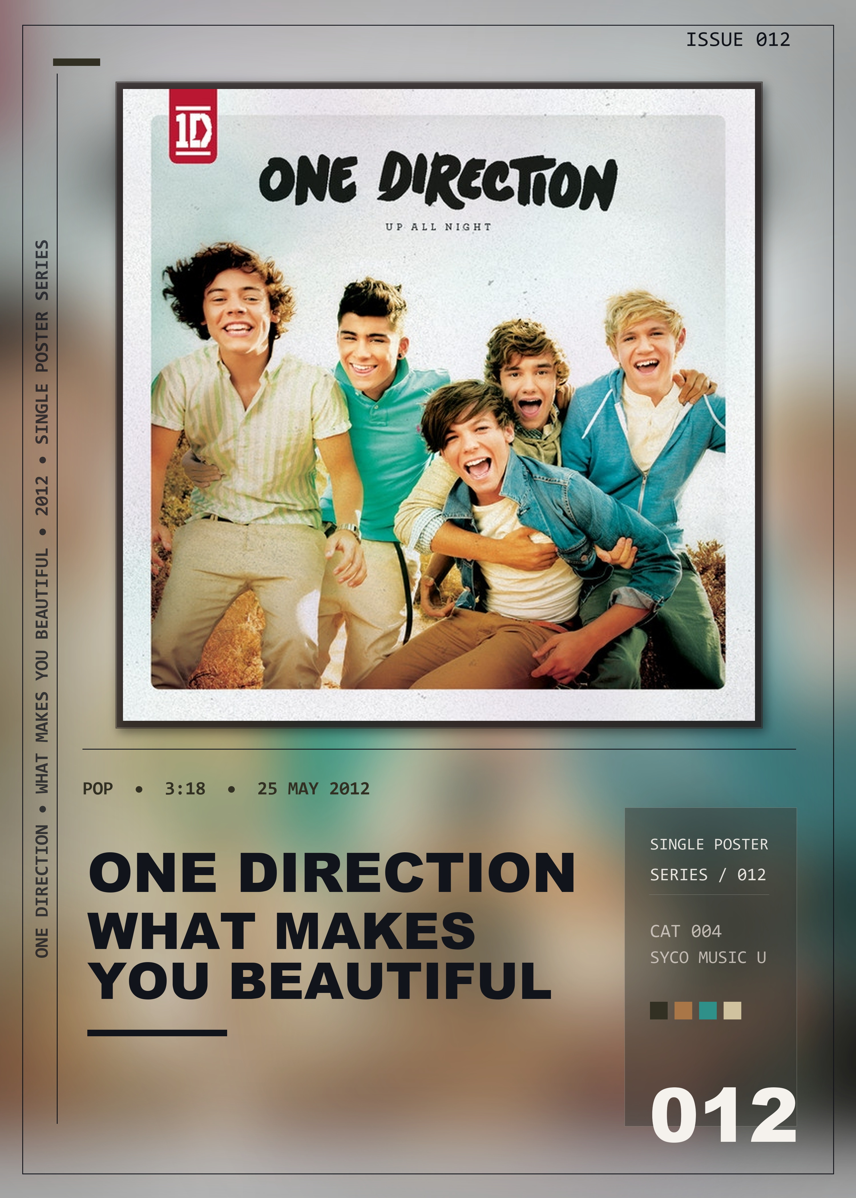 Music poster: One Direction - What Makes You Beautiful