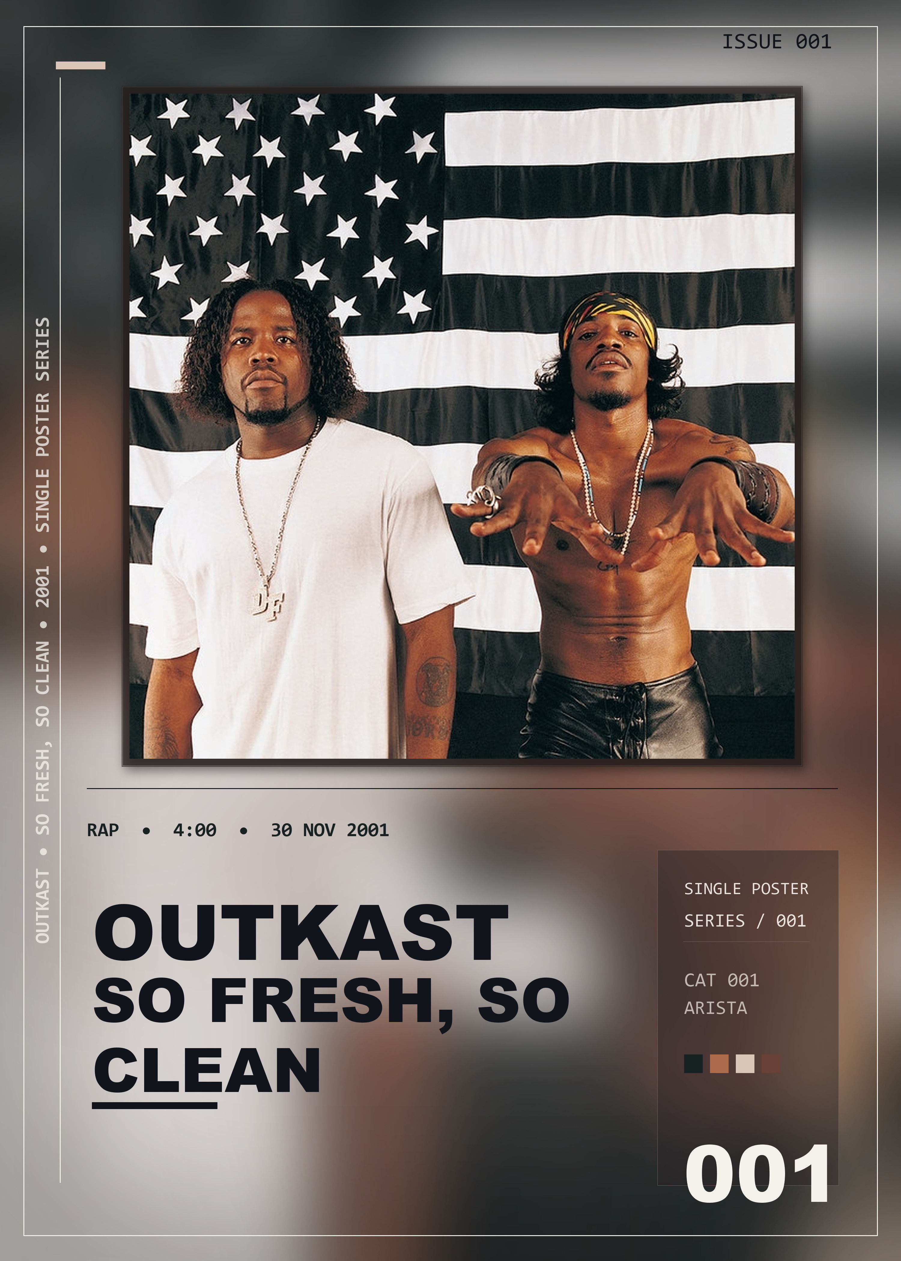 Music poster: OutKast - So Fresh So Clean