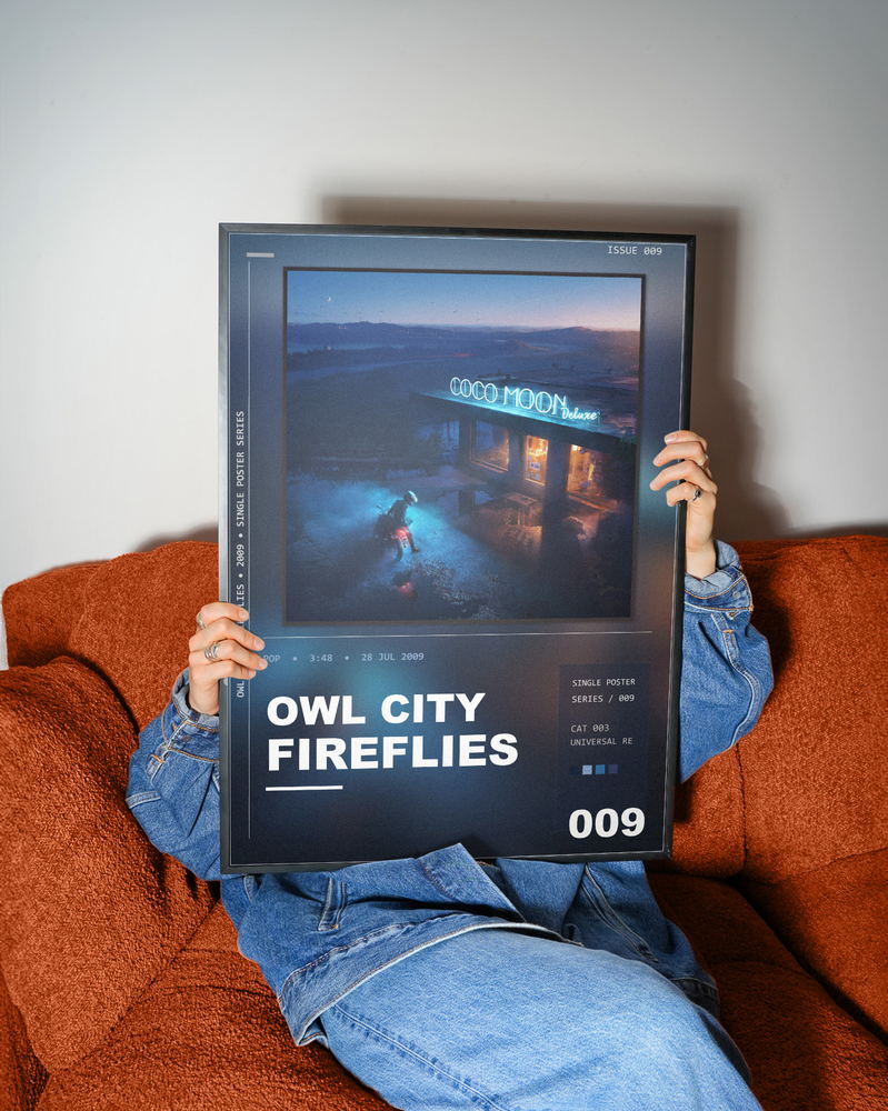 Music poster: Owl City - Fireflies