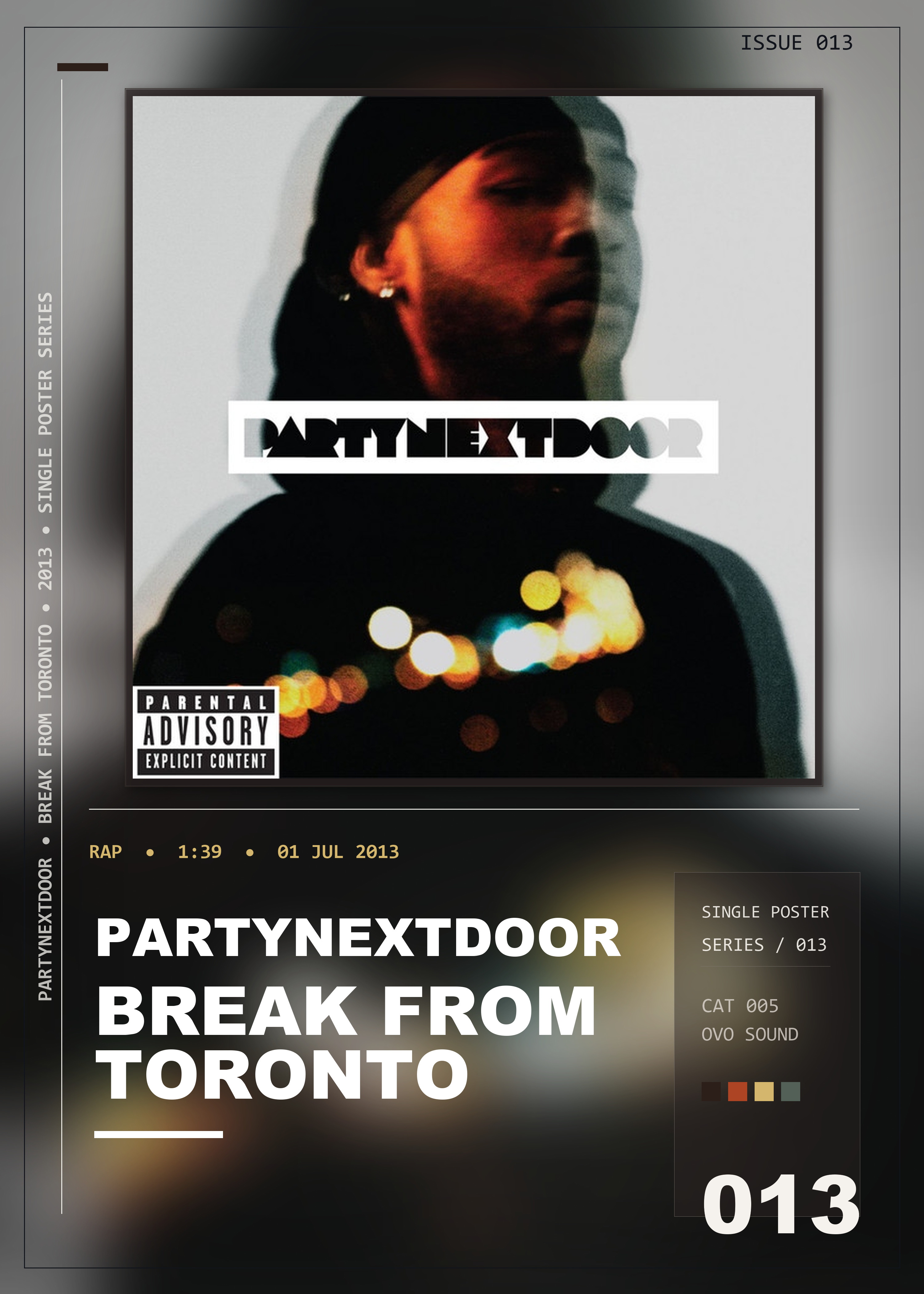 Music poster: PARTYNEXTDOOR - Break From Toronto