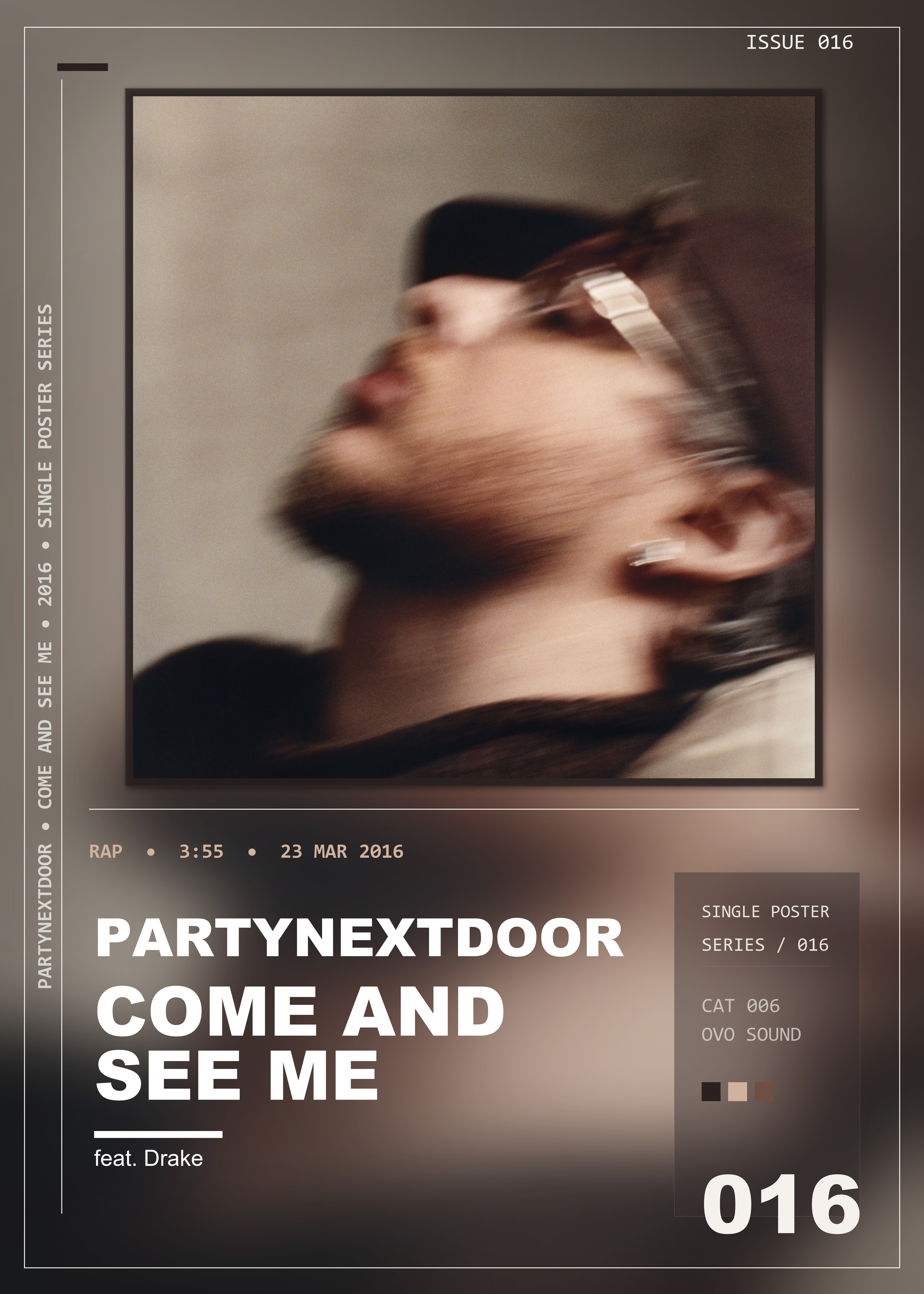 Music poster: PARTYNEXTDOOR - Come and See Me feat Drake