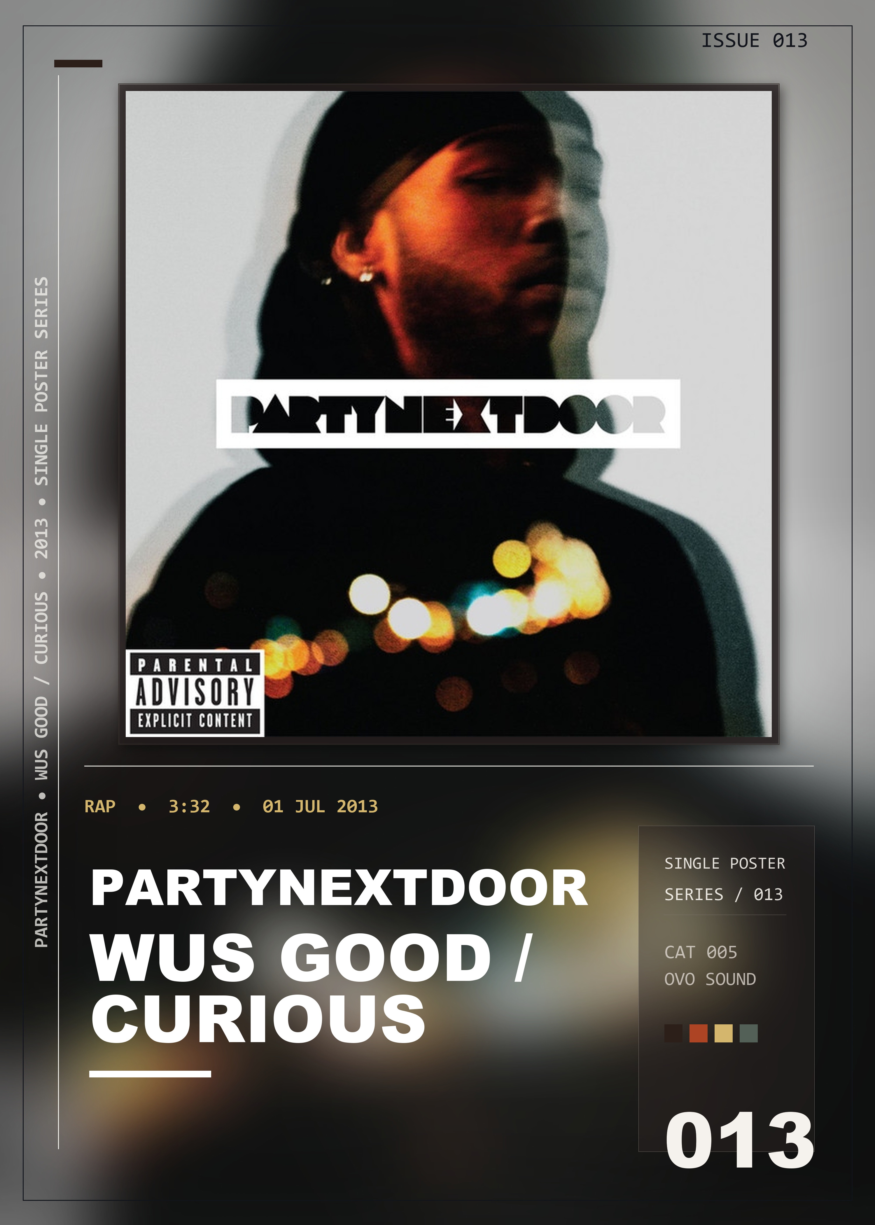 Music poster: PARTYNEXTDOOR - Wus Good Curious