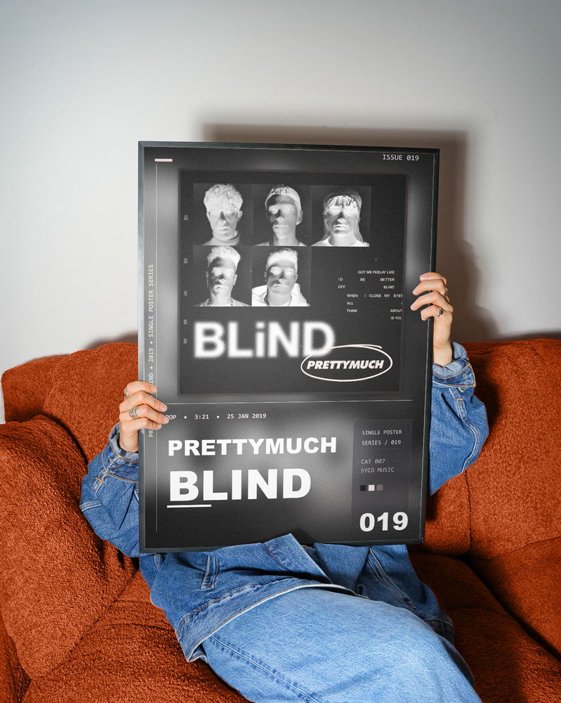 Music poster: PRETTYMUCH - Blind