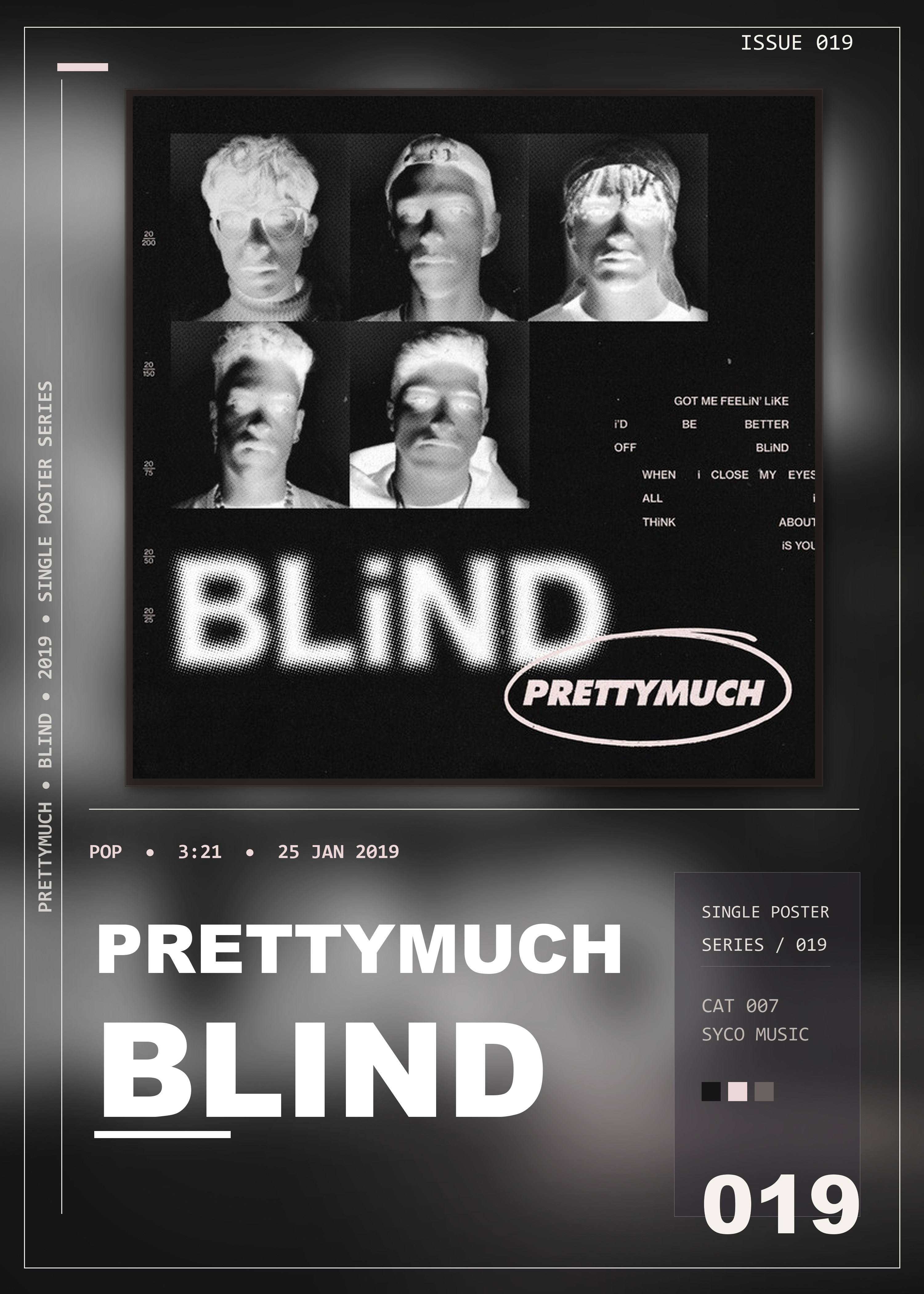 Music poster: PRETTYMUCH - Blind