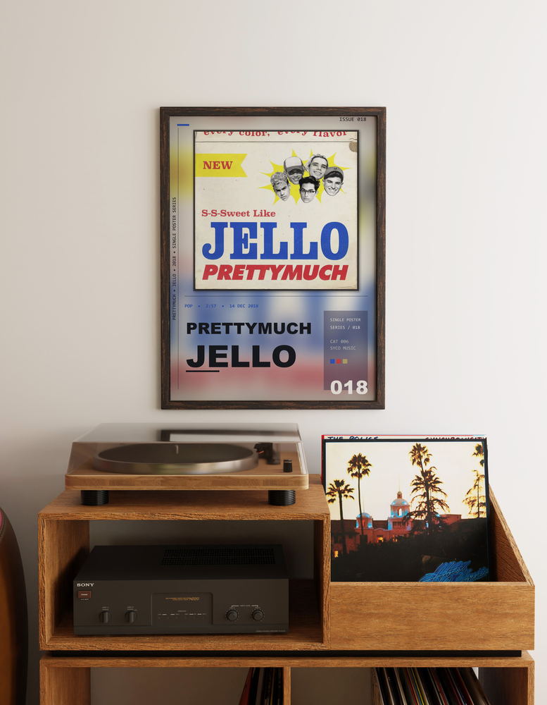 Music poster: PRETTYMUCH - Jello