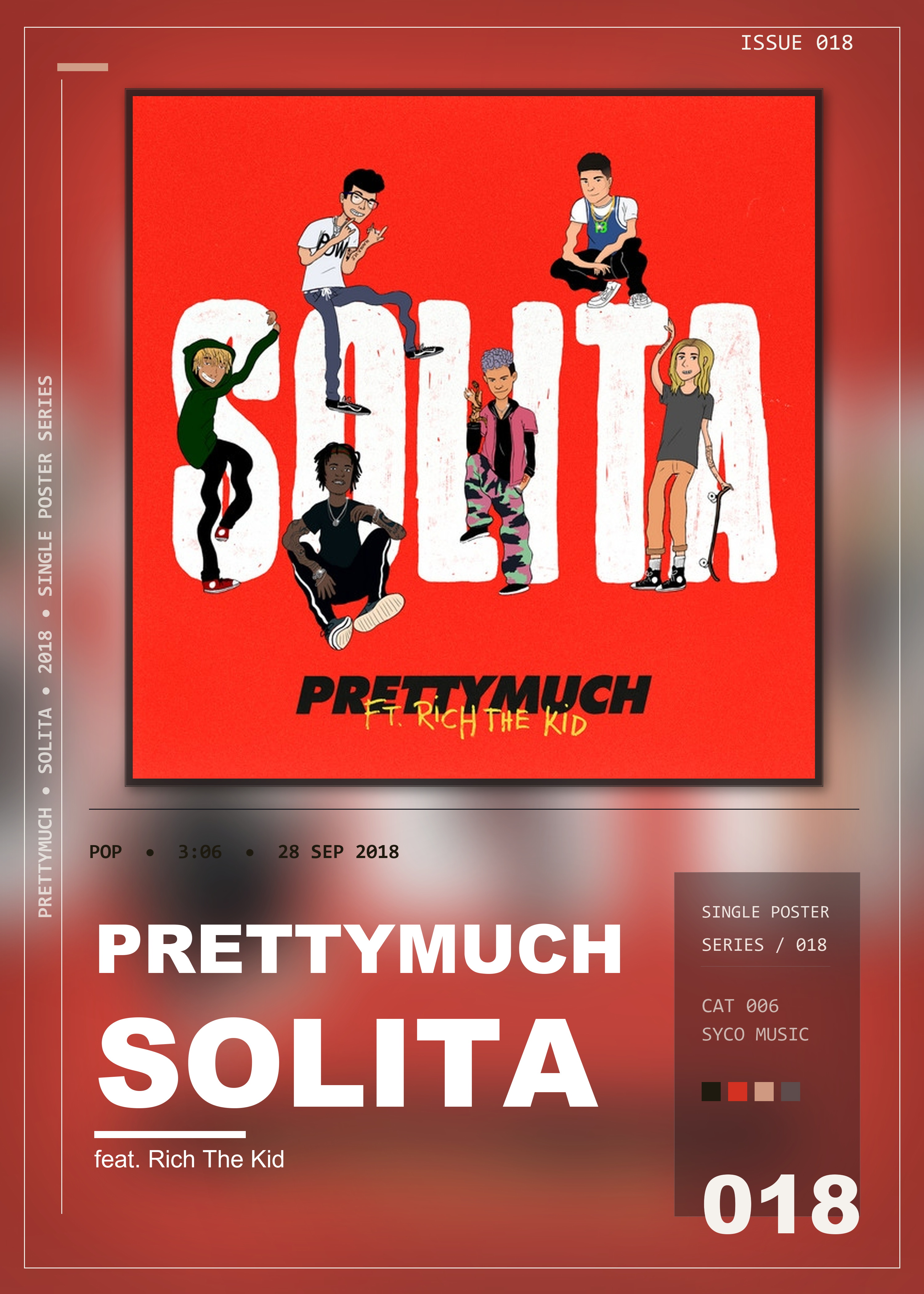 Music poster: PRETTYMUCH - Solita feat Rich The Kid