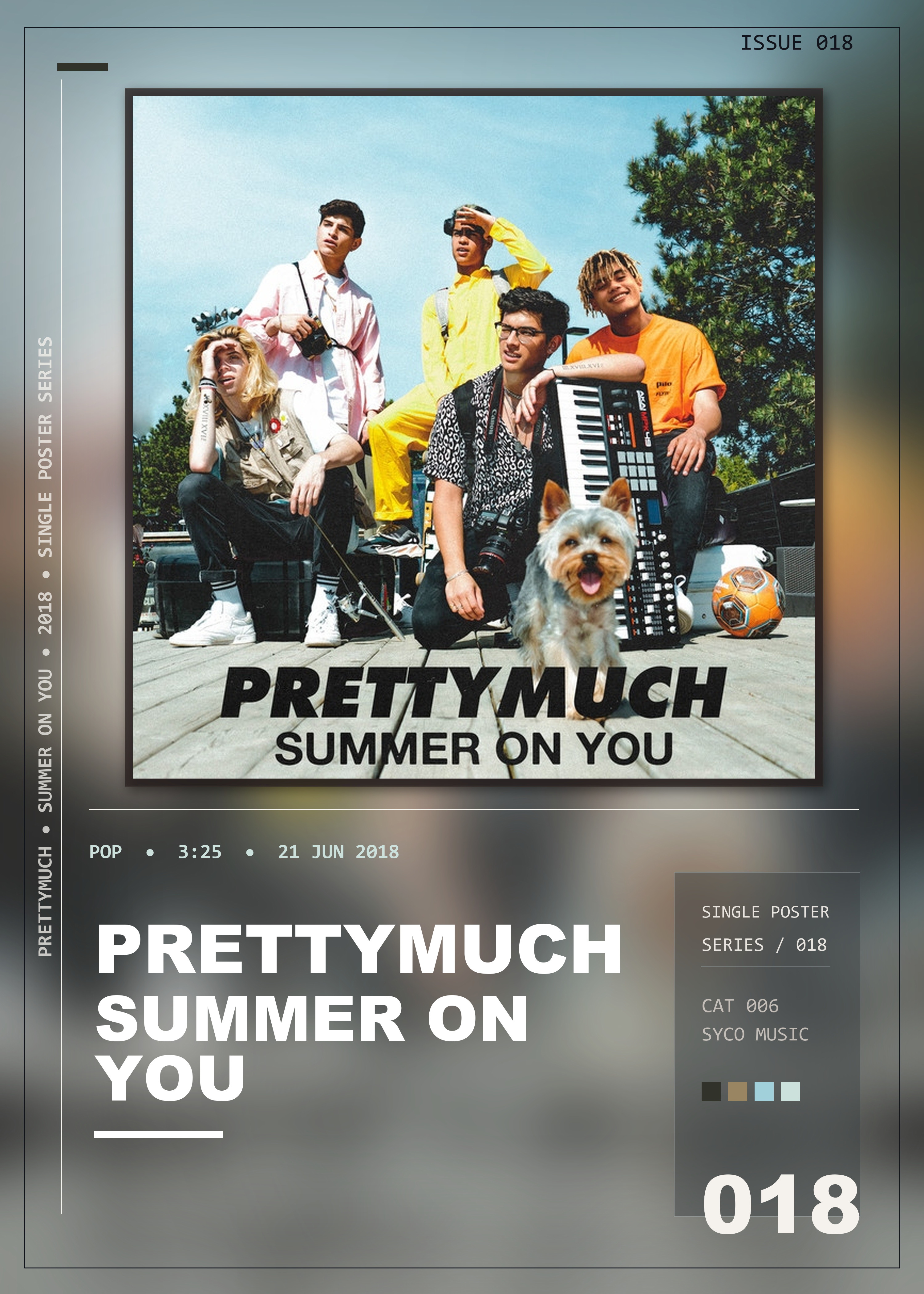 Music poster: PRETTYMUCH - Summer on You