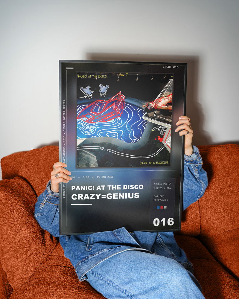 Music poster: Panic At The Disco - CrazyGenius