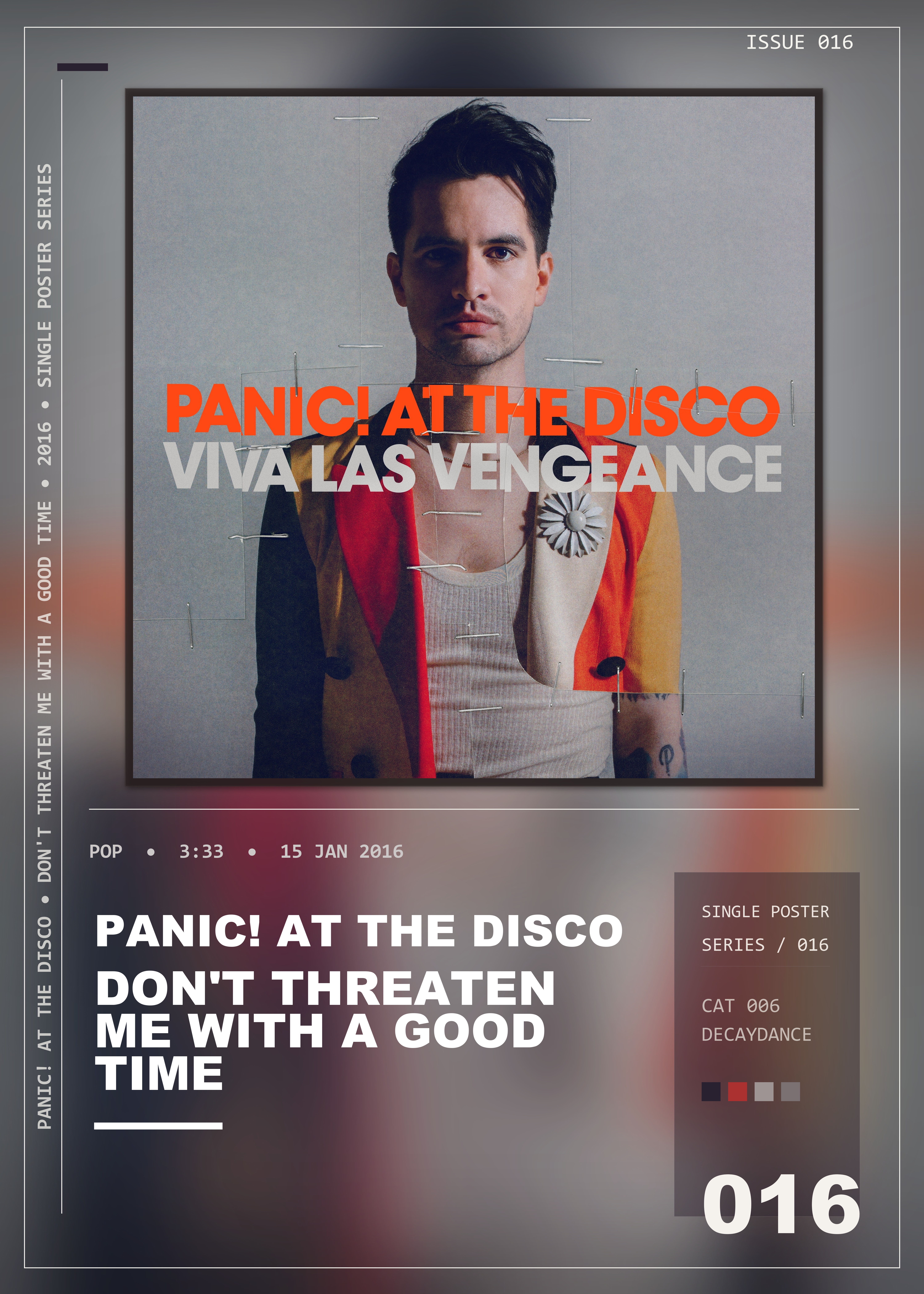 Music poster: Panic At The Disco - Dont Threaten Me With A Good Time