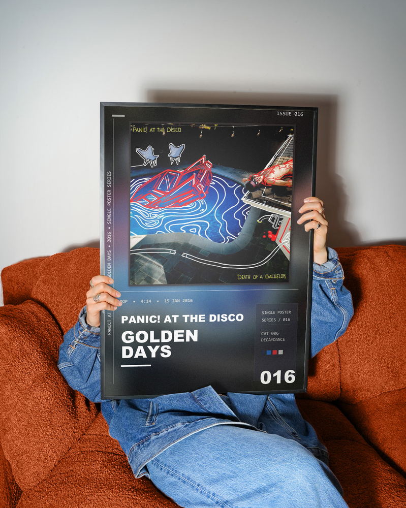 Music poster: Panic At The Disco - Golden Days