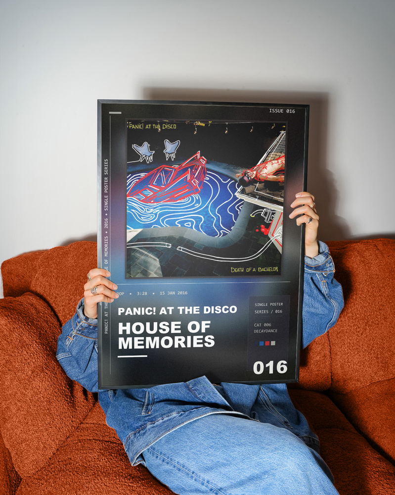 Music poster: Panic At The Disco - House Of Memories