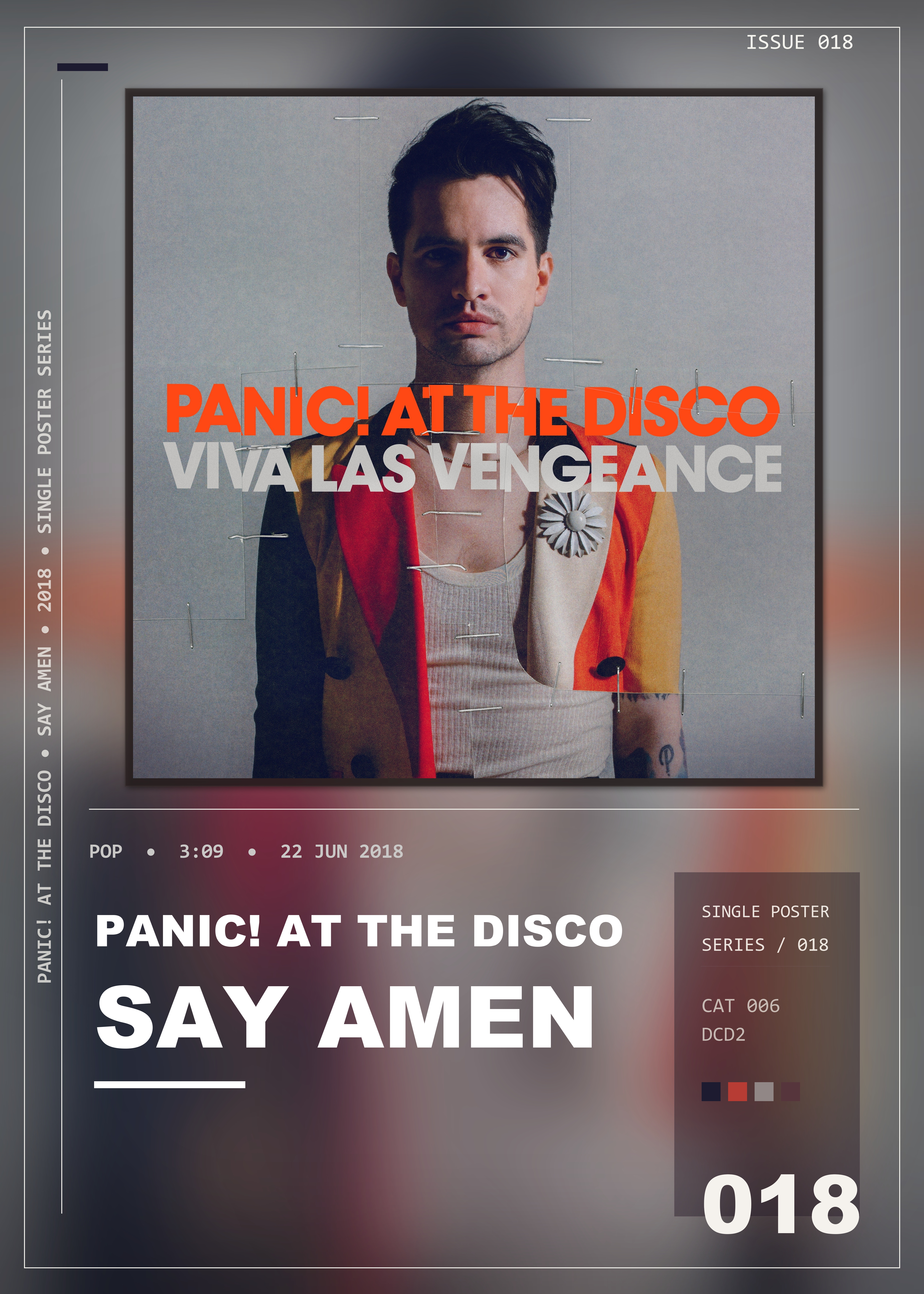 Music poster: Panic At The Disco - Say Amen Saturday Night