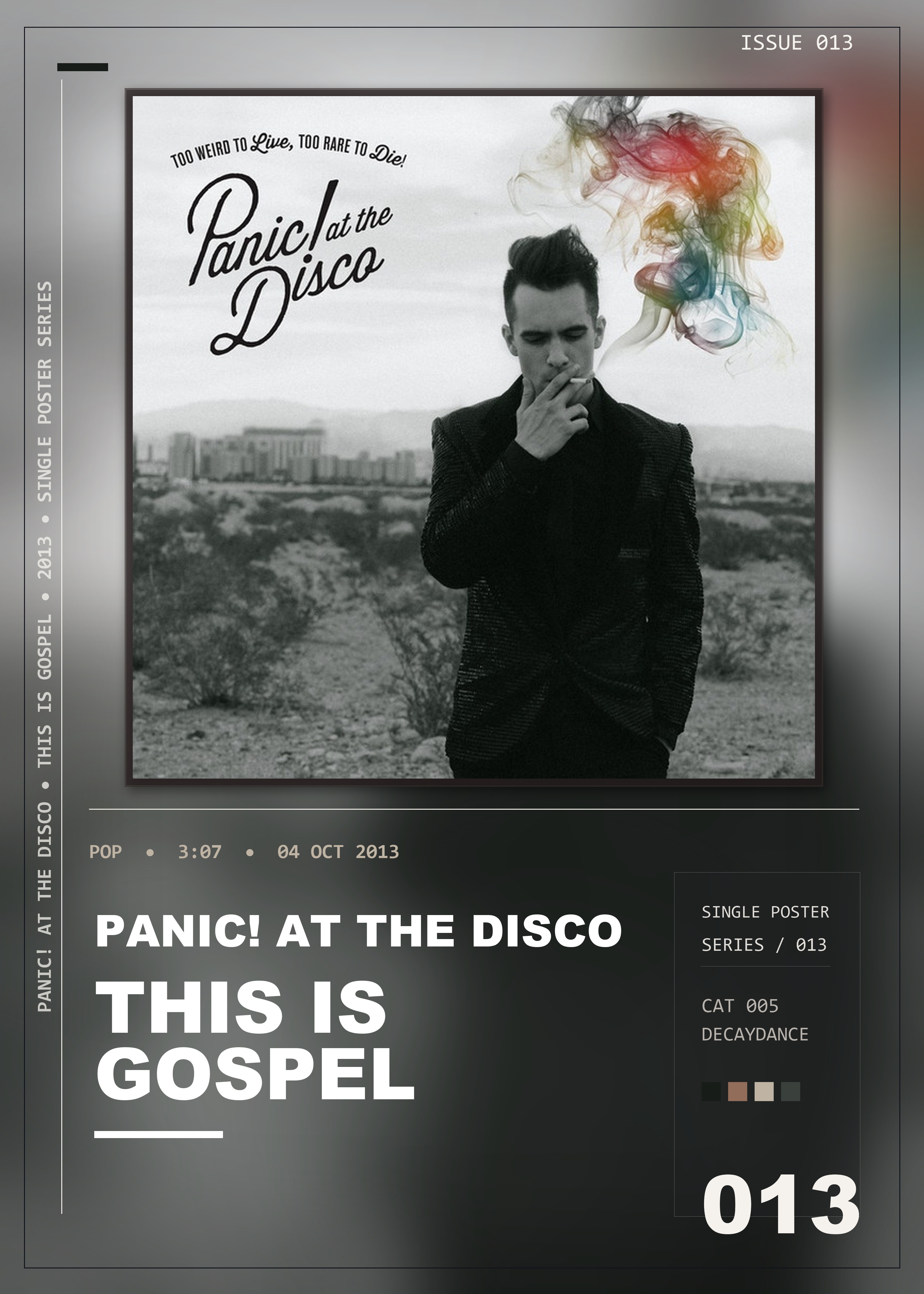 Music poster: Panic At The Disco - This Is Gospel