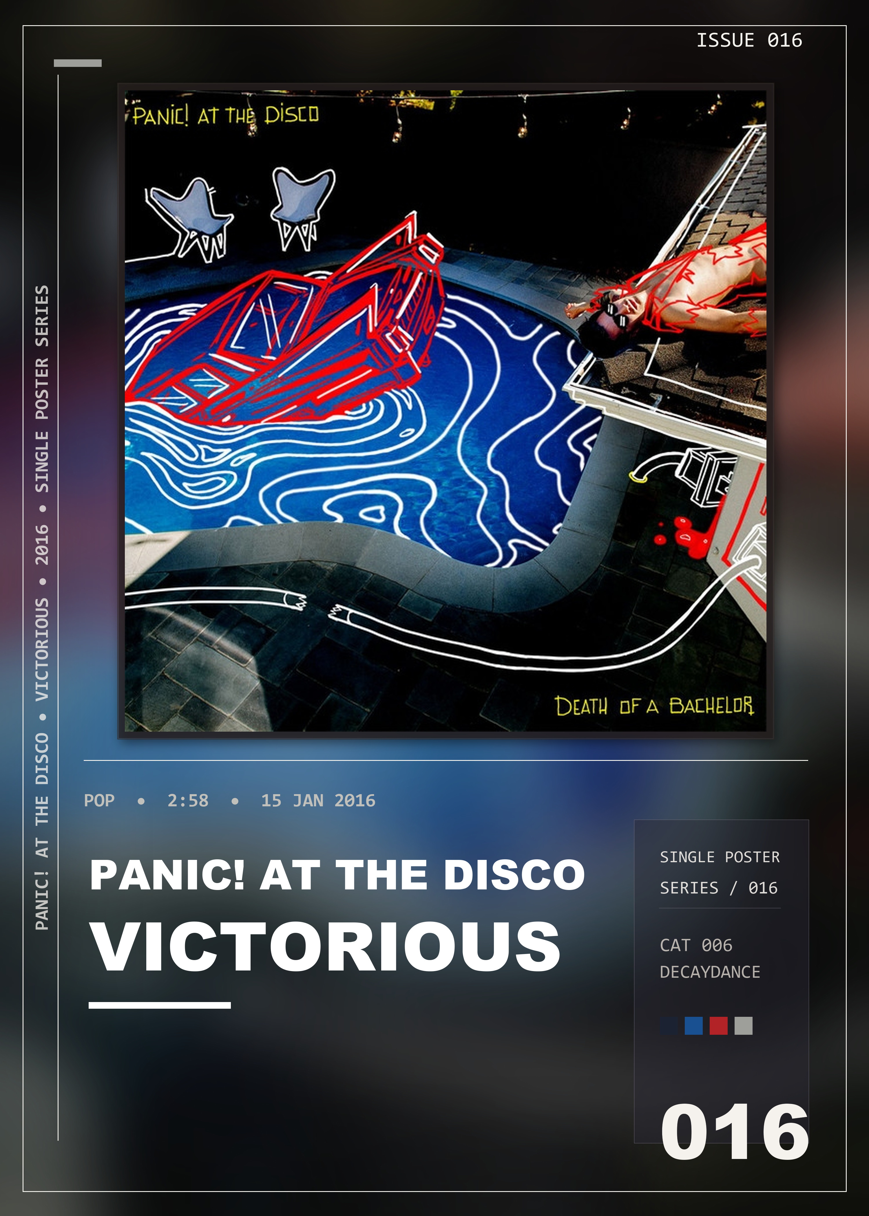 Music poster: Panic At The Disco - Victorious