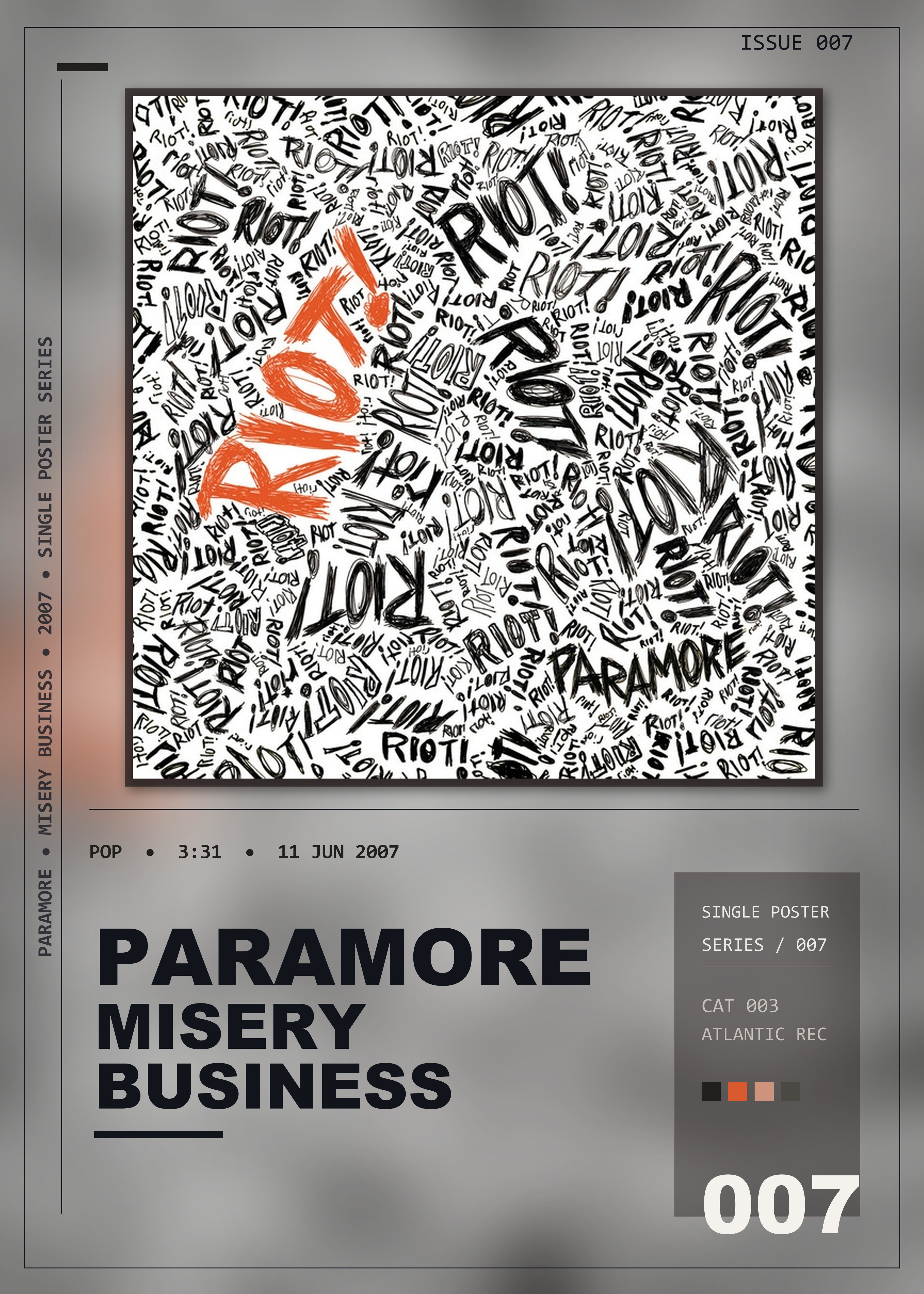 Music poster: Paramore - Misery Business