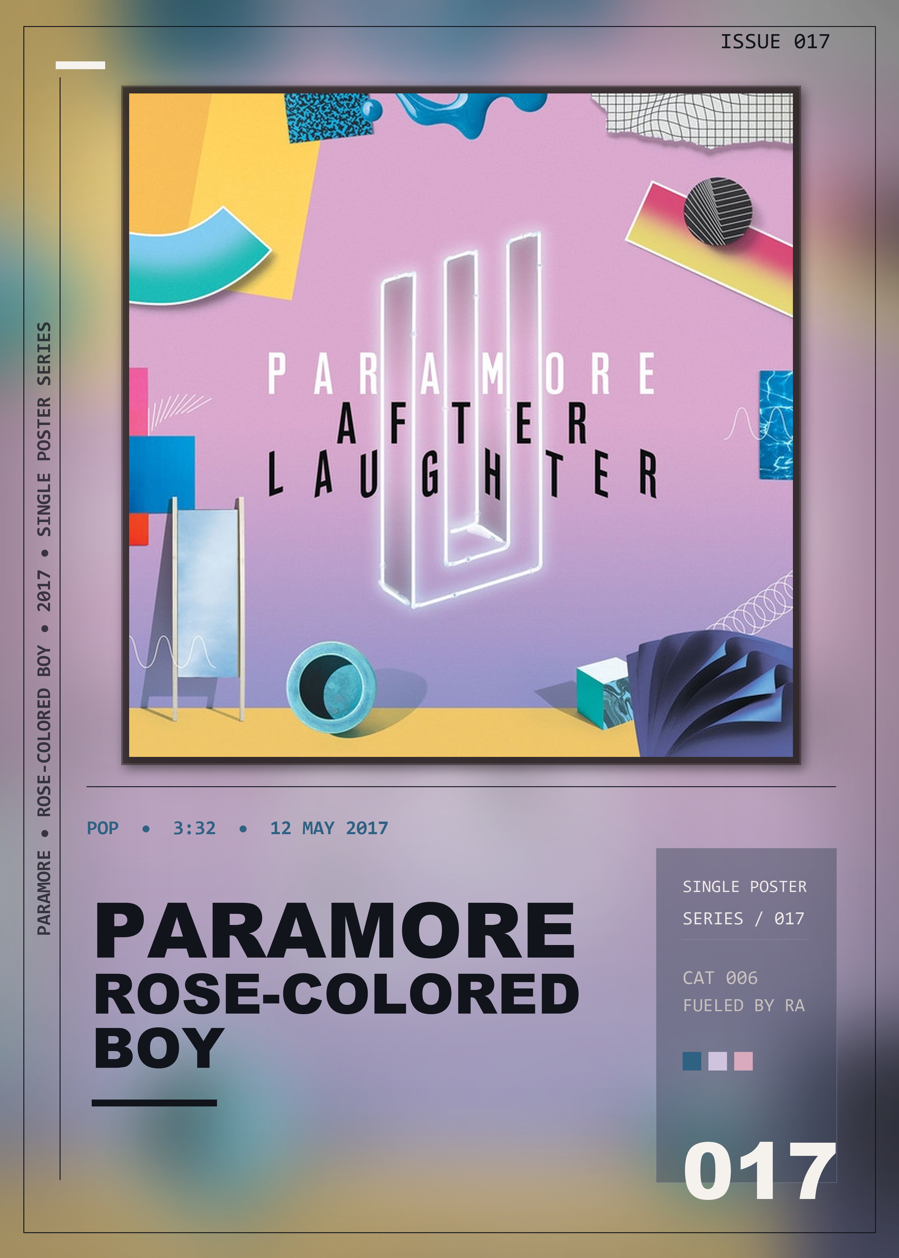 Music poster: Paramore - Rose-Colored Boy