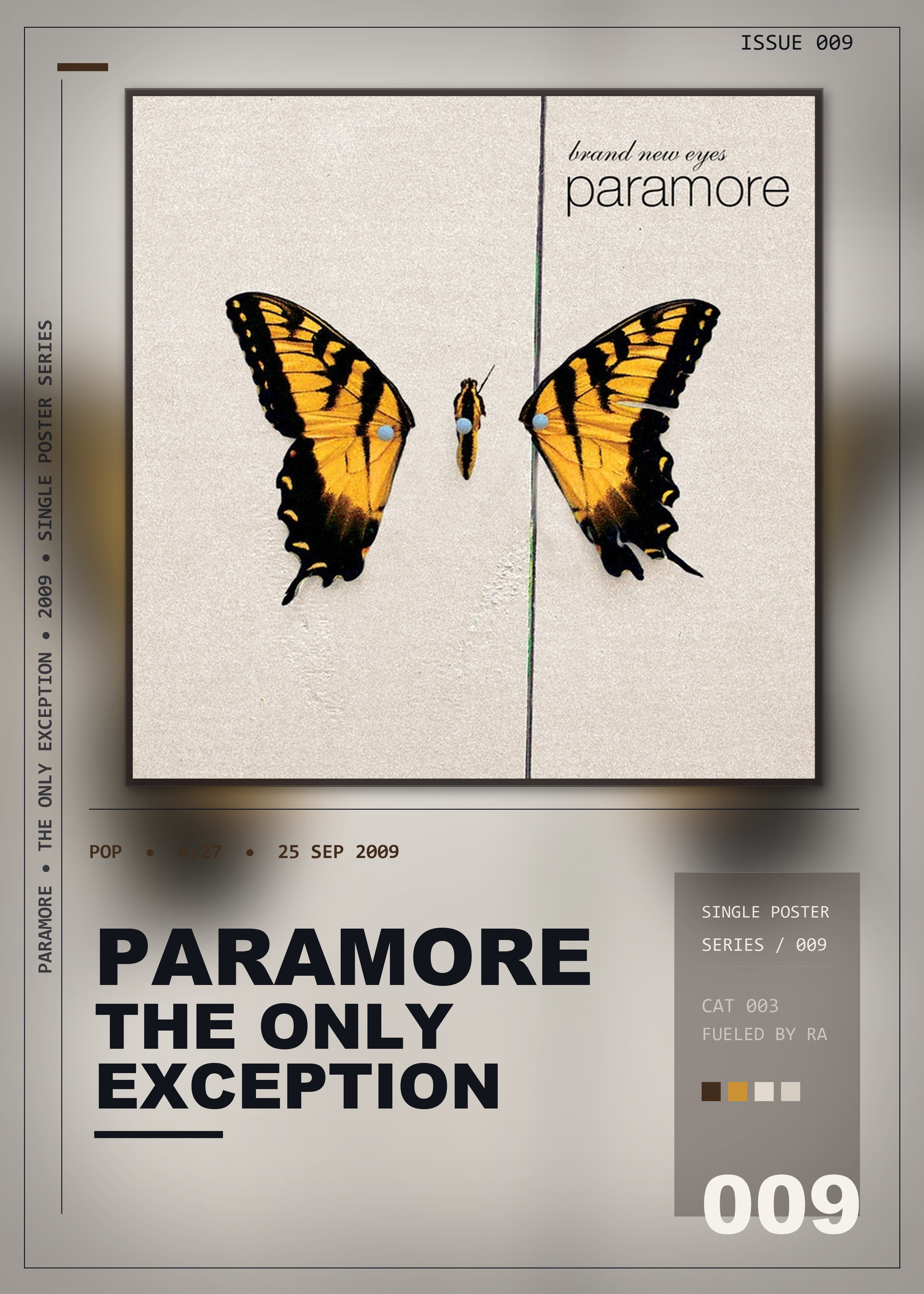 Music poster: Paramore - The Only Exception