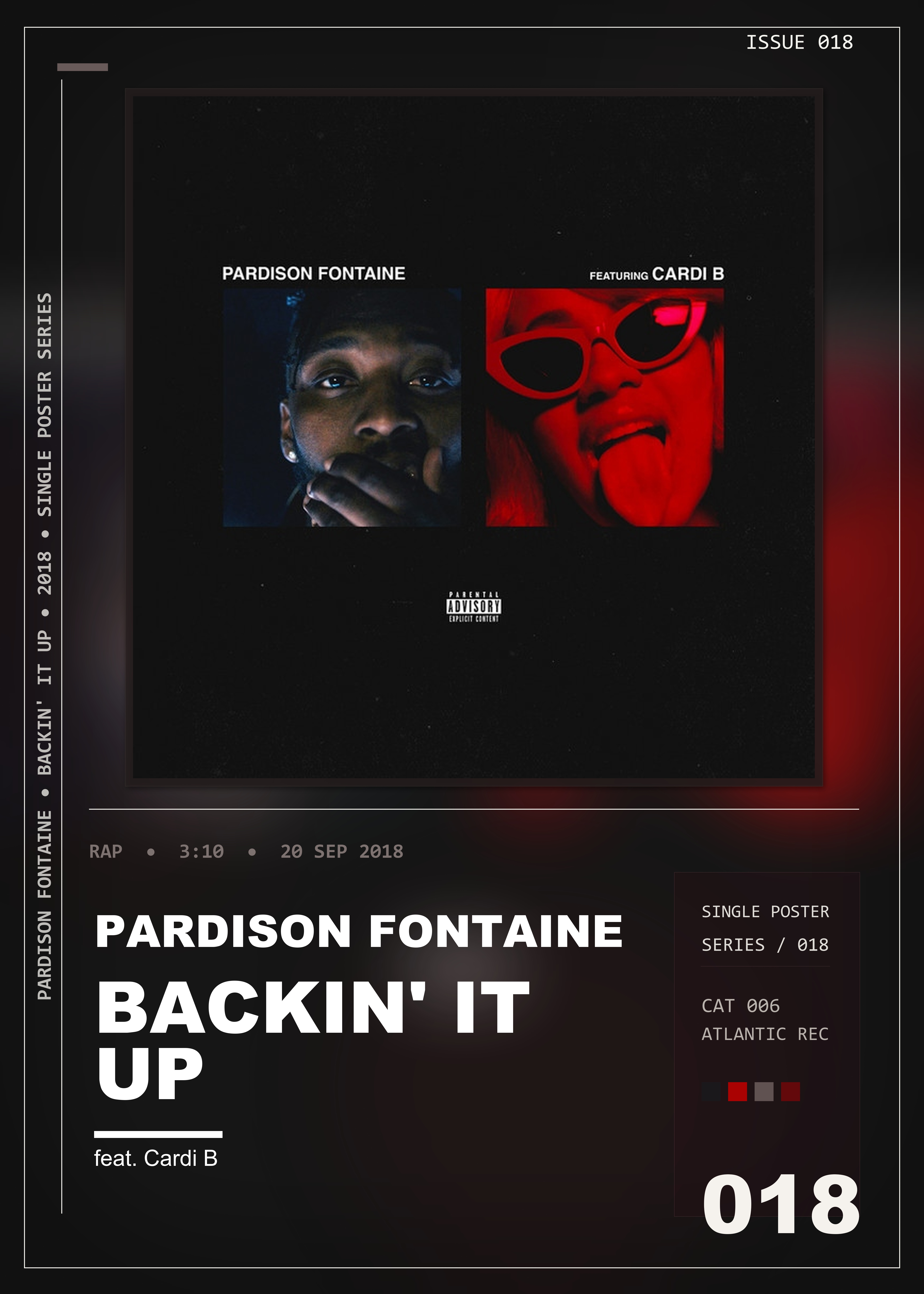 Music poster: Pardison Fontaine - Backin It Up feat Cardi B