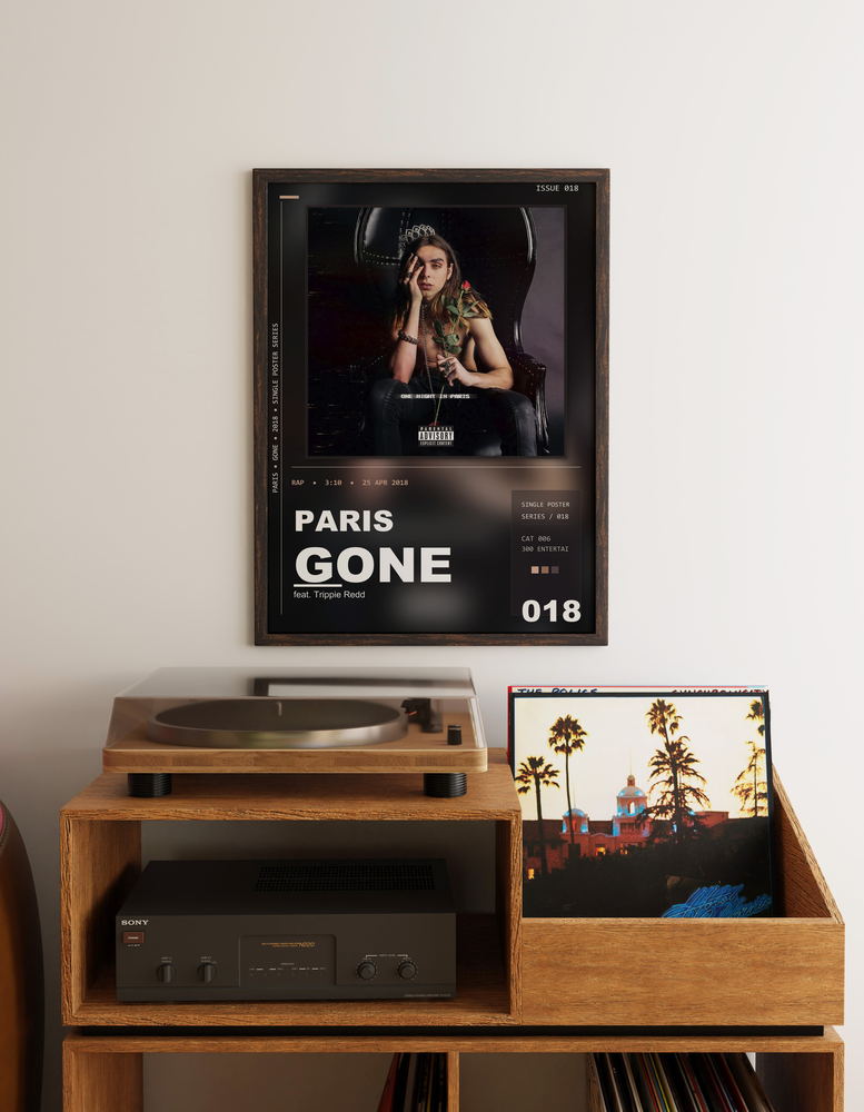 Music poster: Paris - GONE feat Trippie Redd