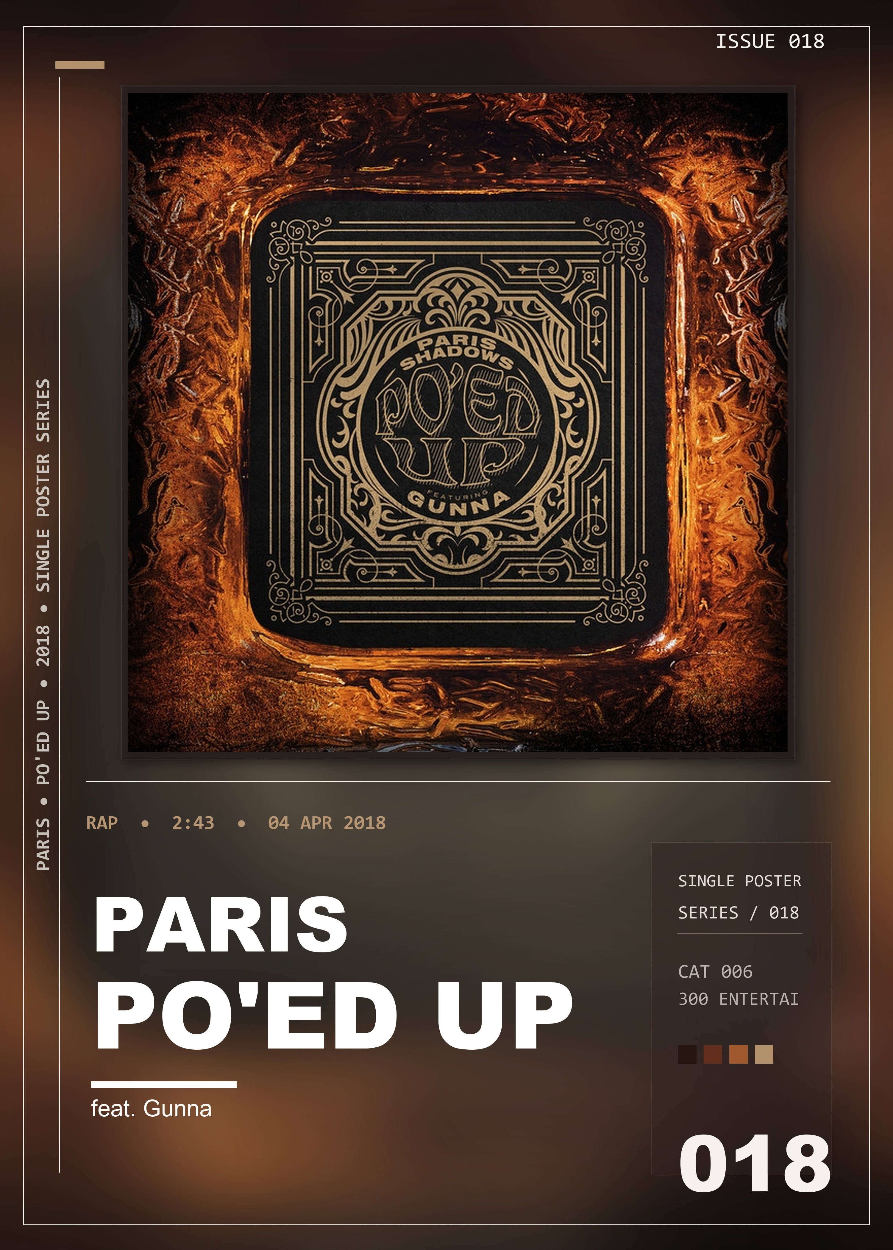 Music poster: Paris - Poed Up feat Gunna