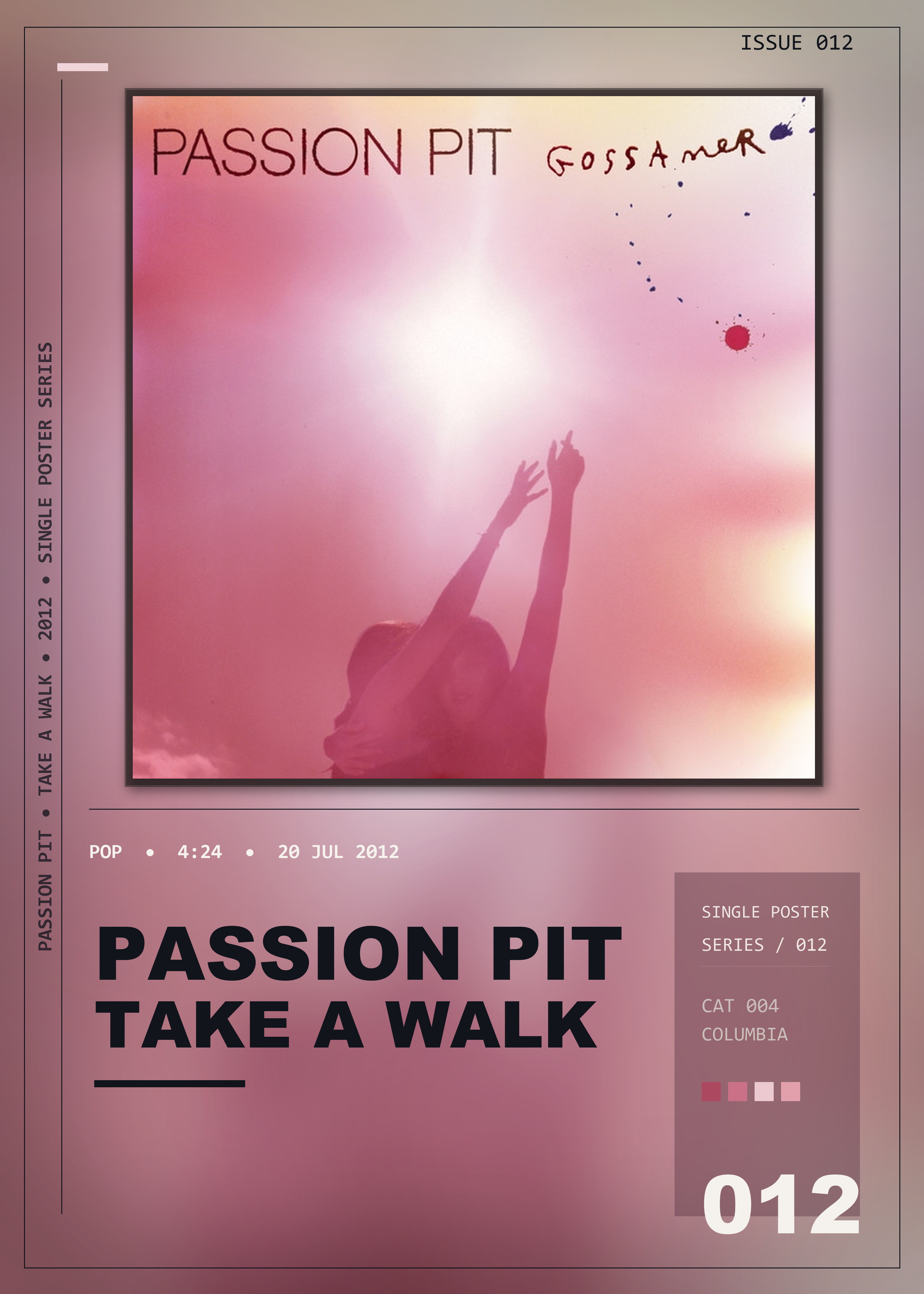 Music poster: Passion Pit - Take a Walk