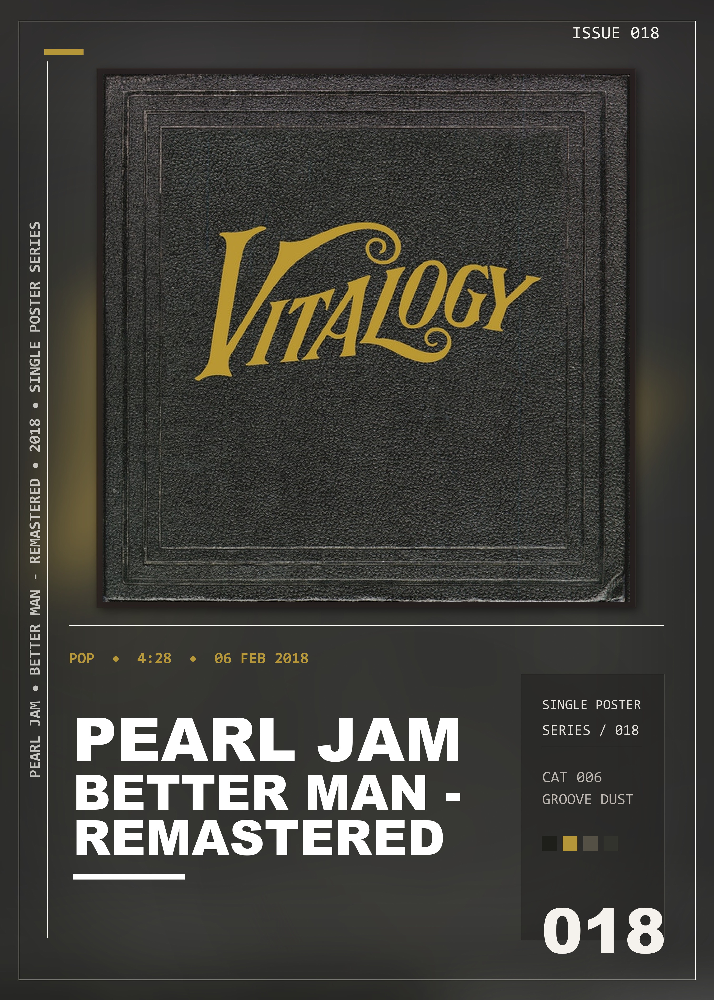 Music poster: Pearl Jam - Better Man - Remastered
