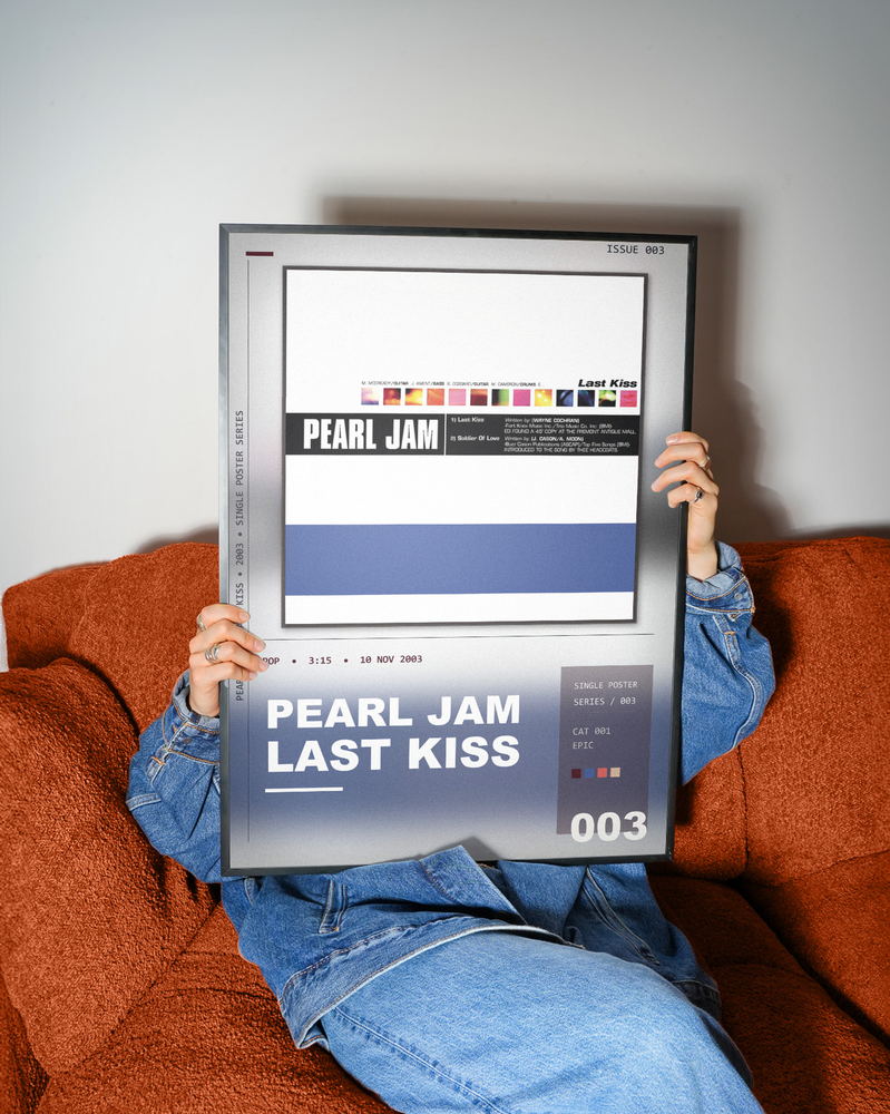 Music poster: Pearl Jam - Last Kiss