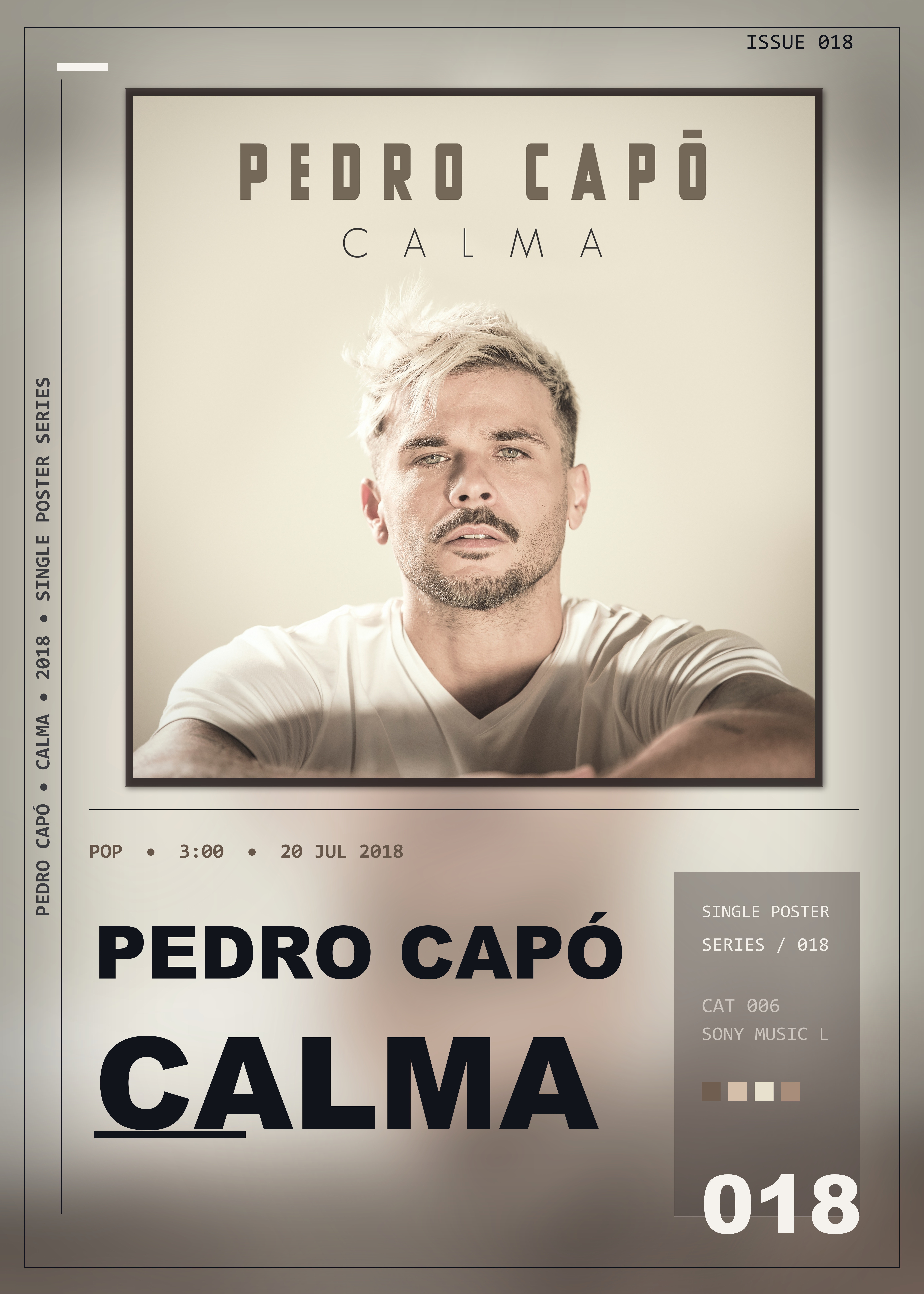 Music poster: Pedro Capó - Calma