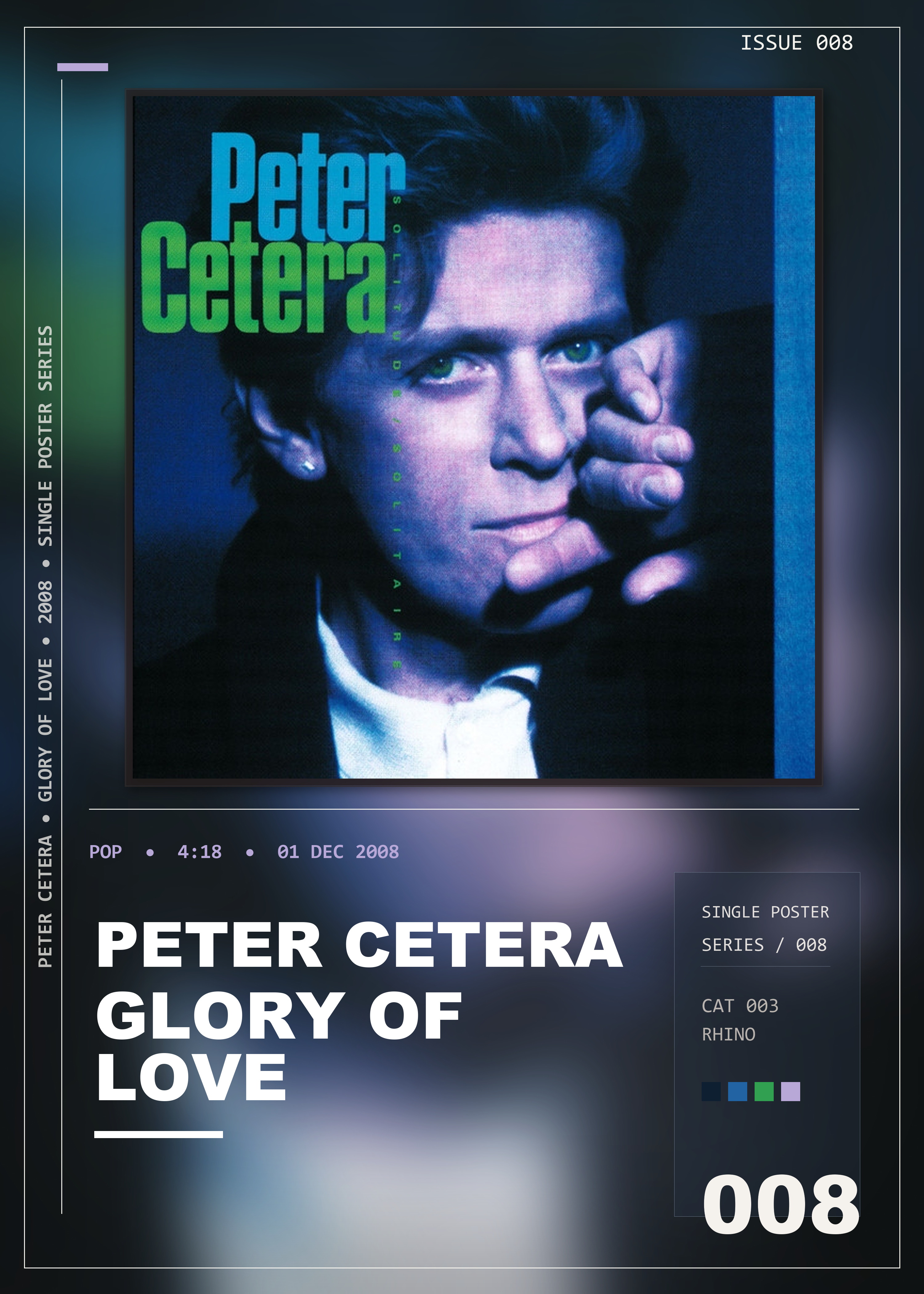 Music poster: Peter Cetera - Glory Of Love
