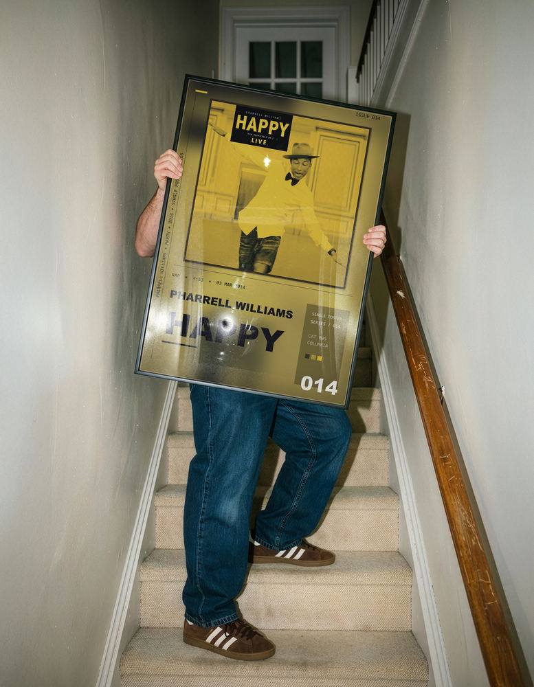 Music poster: Pharrell Williams - Happy