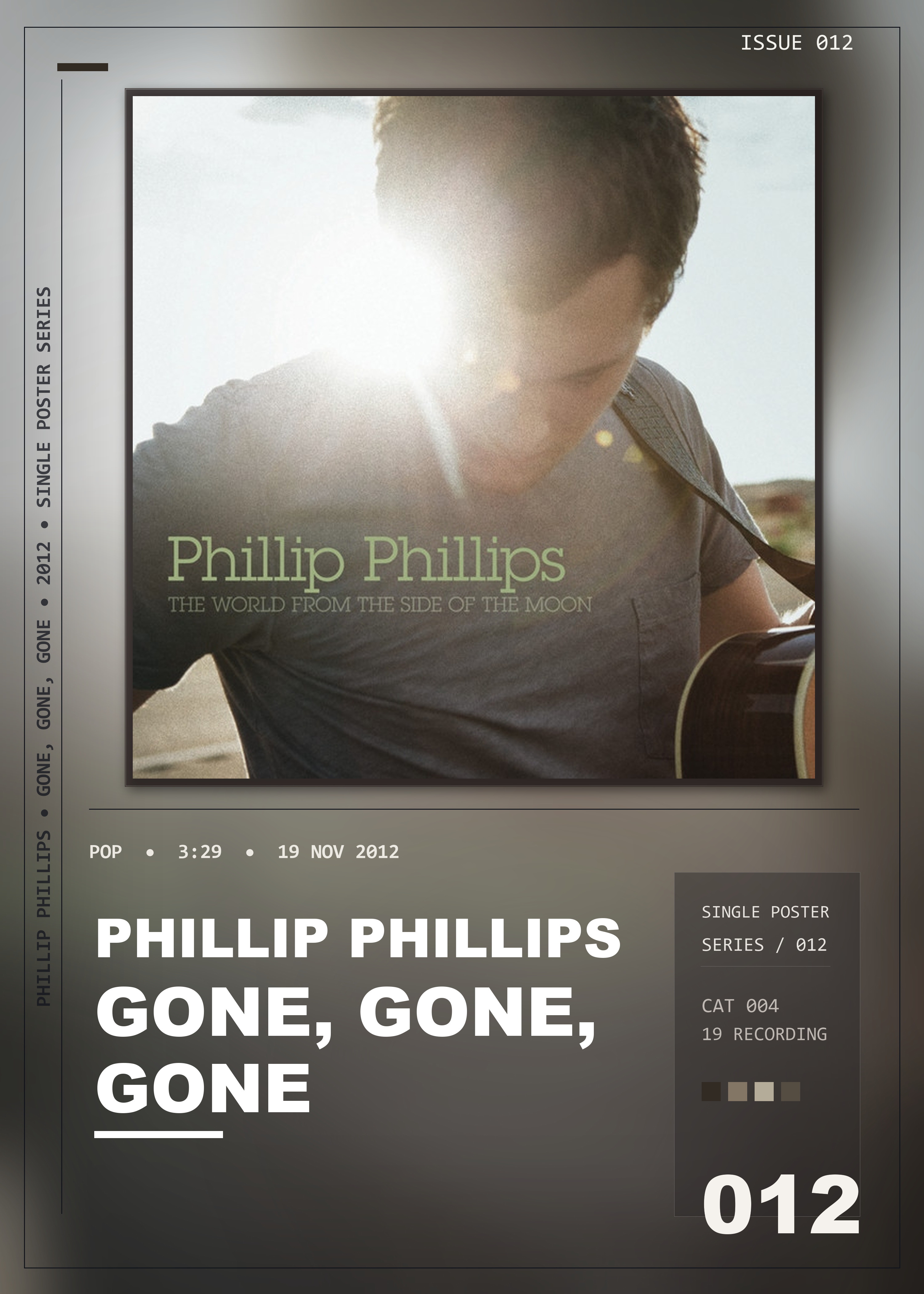 Music poster: Phillip Phillips - Gone Gone Gone