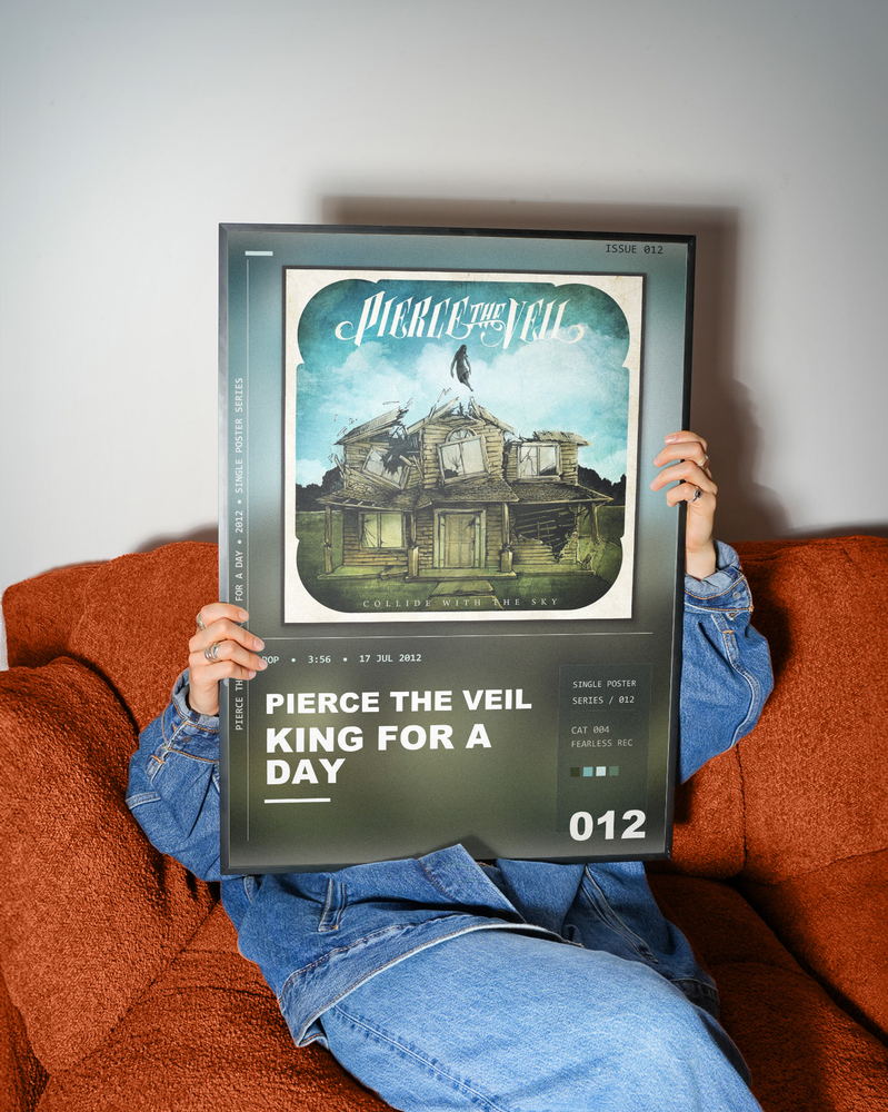 Music poster: Pierce The Veil - King For A Day