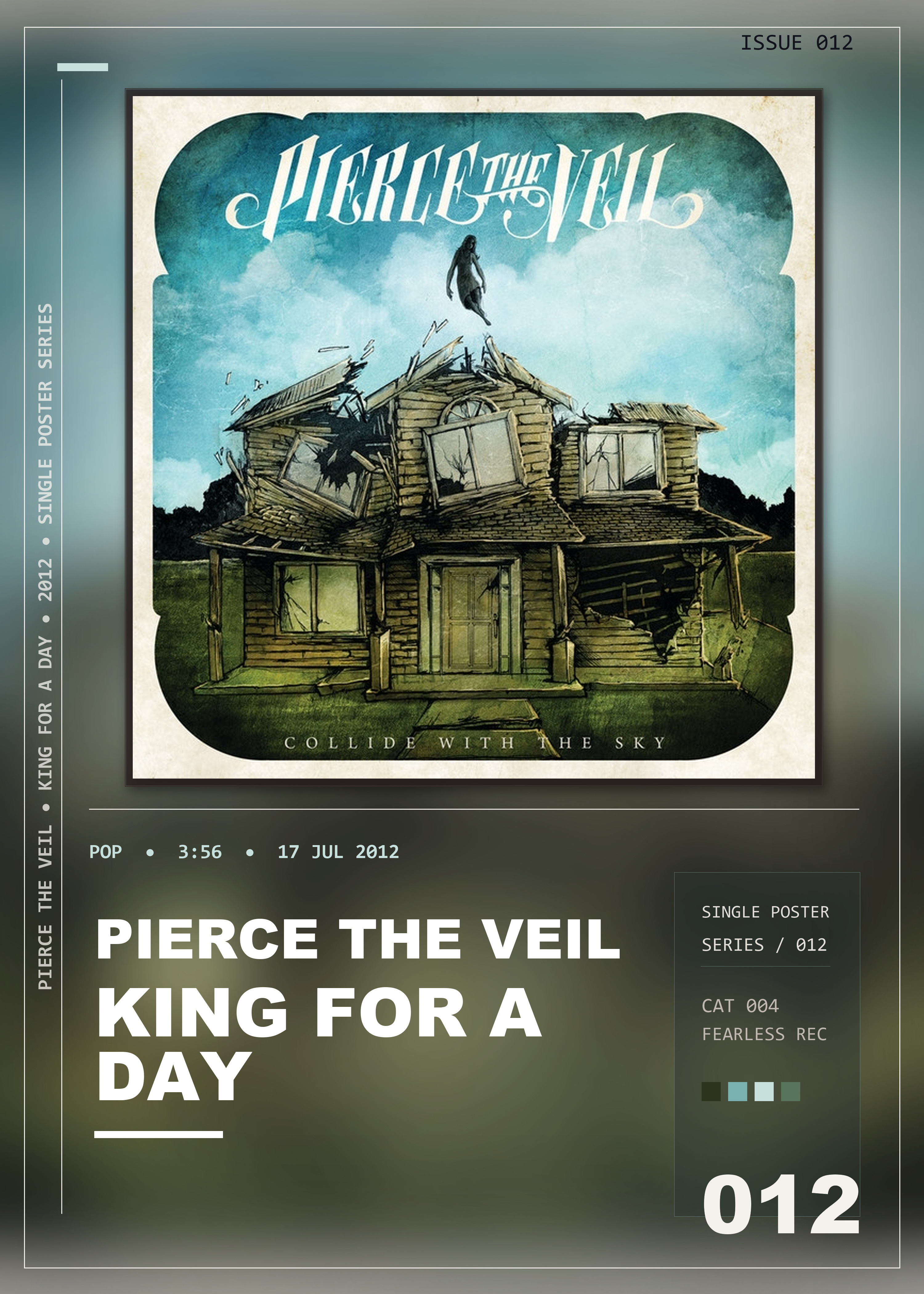 Music poster: Pierce The Veil - King For A Day