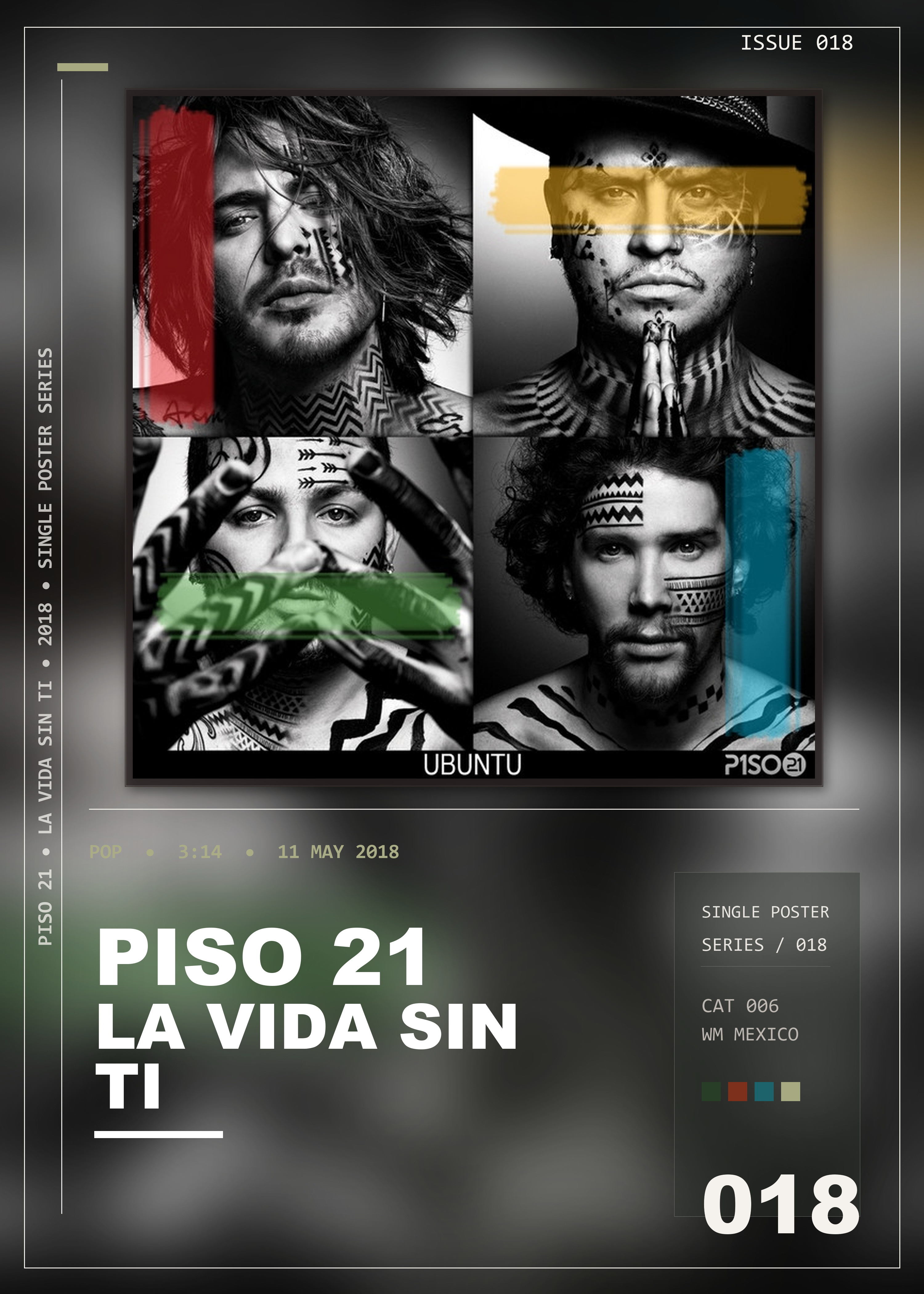 Music poster: Piso 21 - La Vida Sin Ti