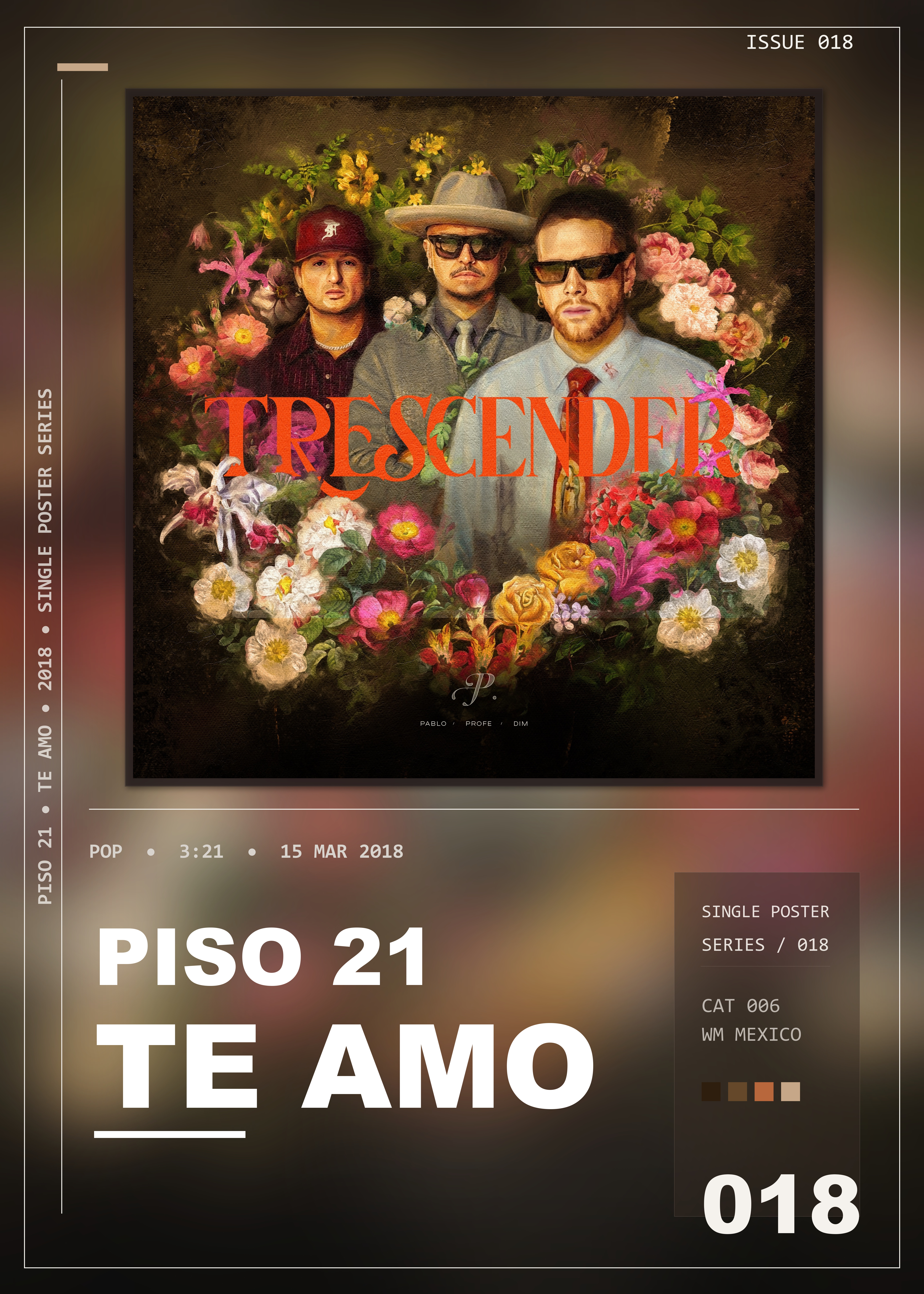 Music poster: Piso 21 - Te Amo