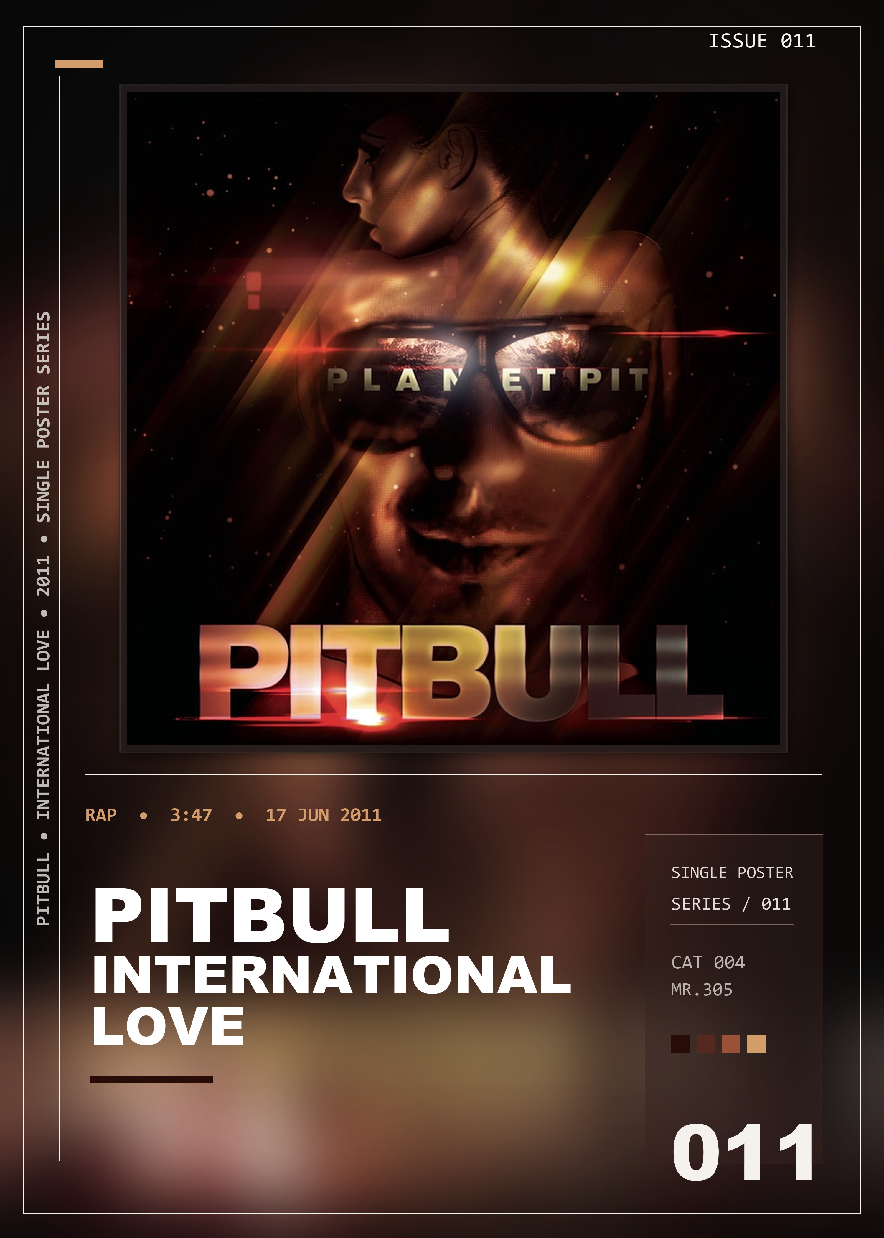 Music poster: Pitbull - International Love