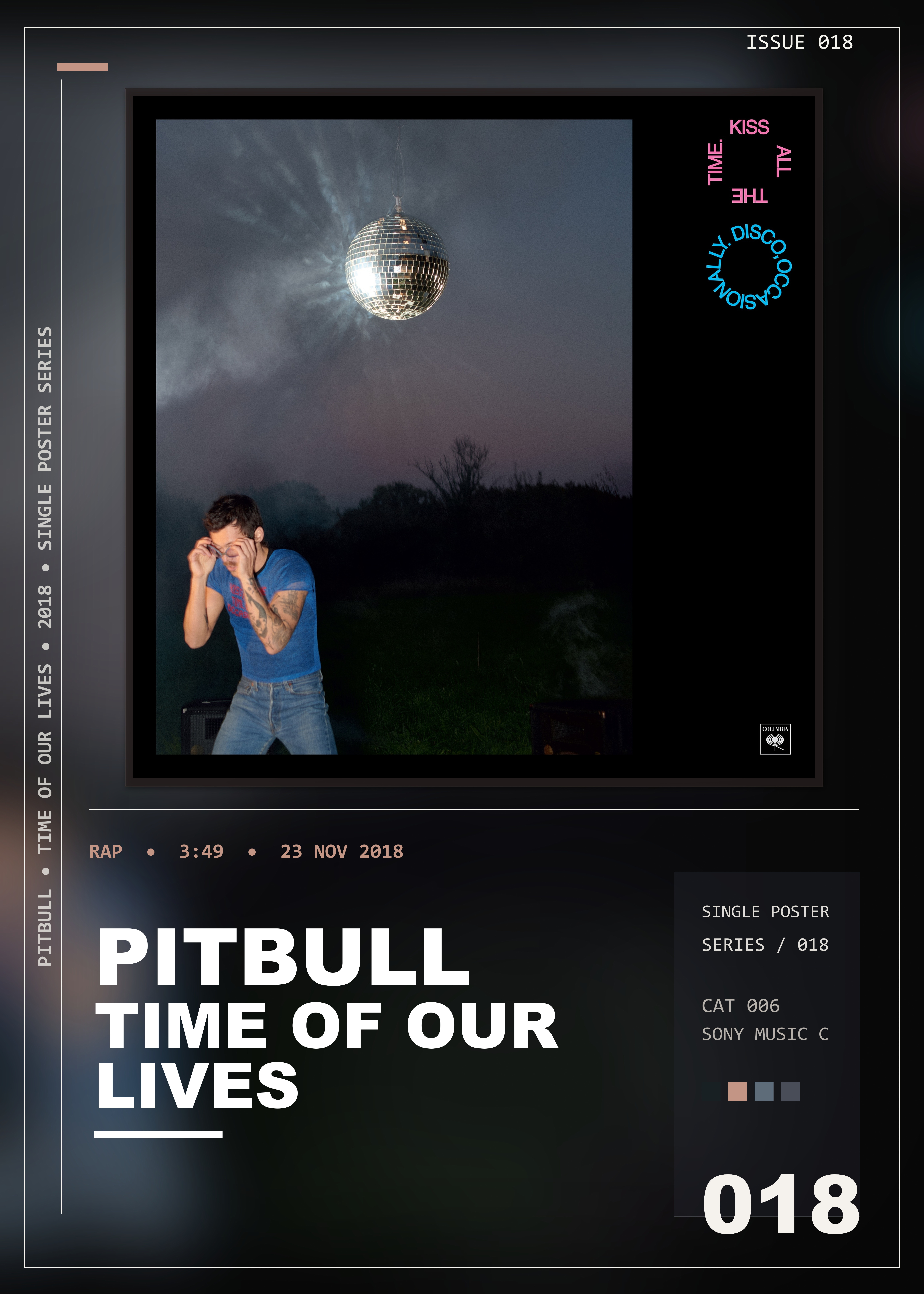 Music poster: Pitbull - Time of Our Lives