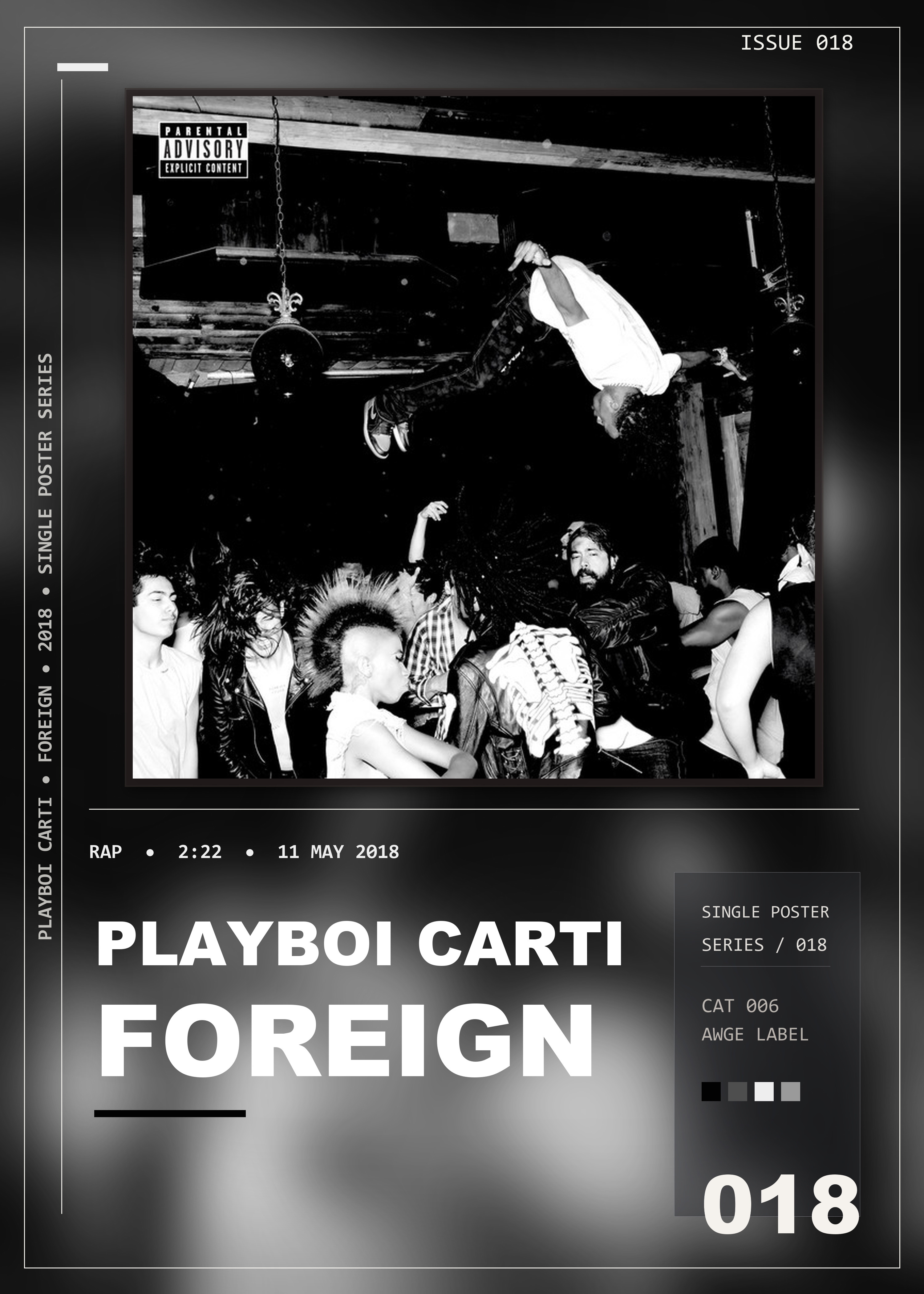 Music poster: Playboi Carti - Foreign