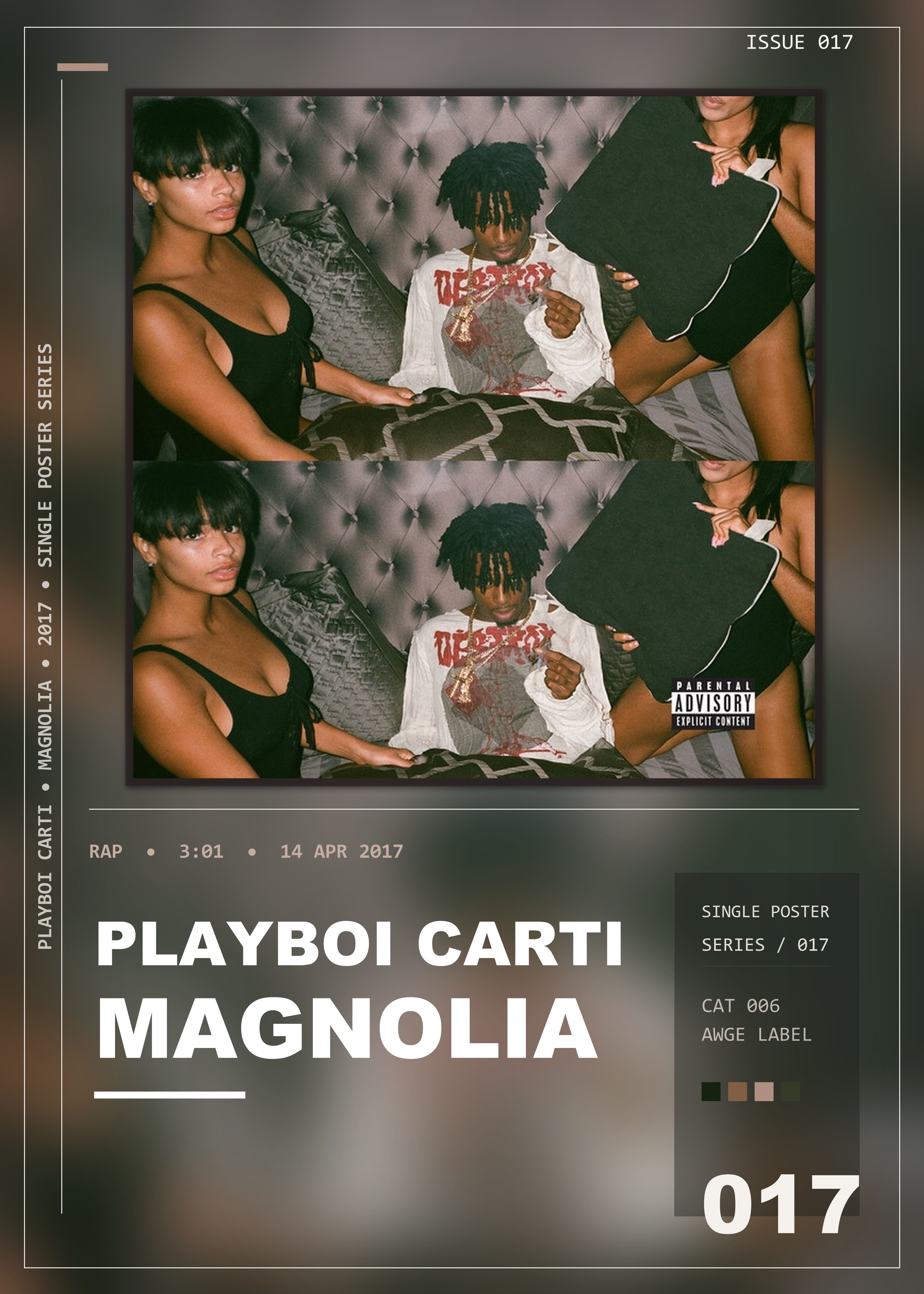 Music poster: Playboi Carti - Magnolia