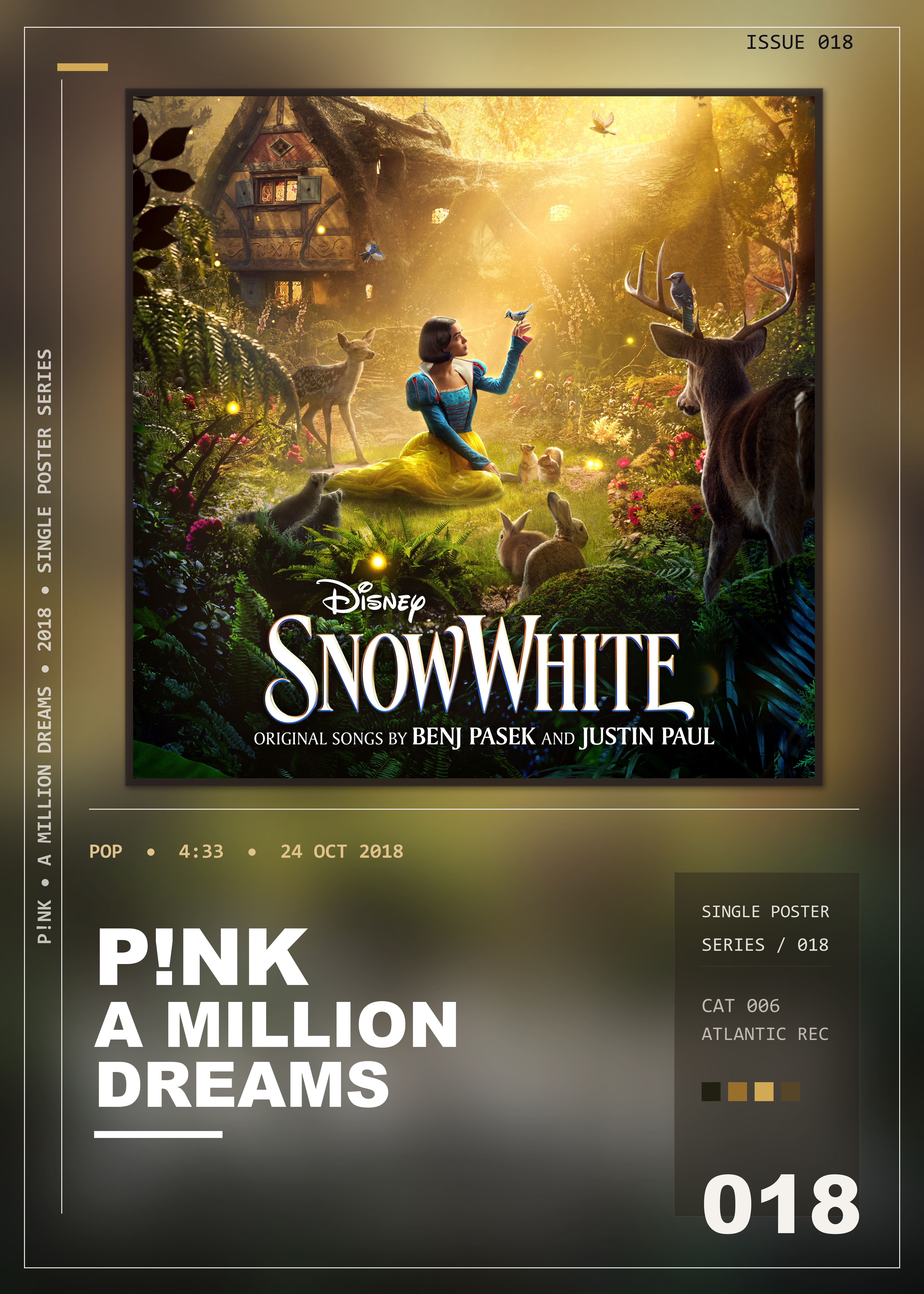 Music poster: Pnk - A Million Dreams