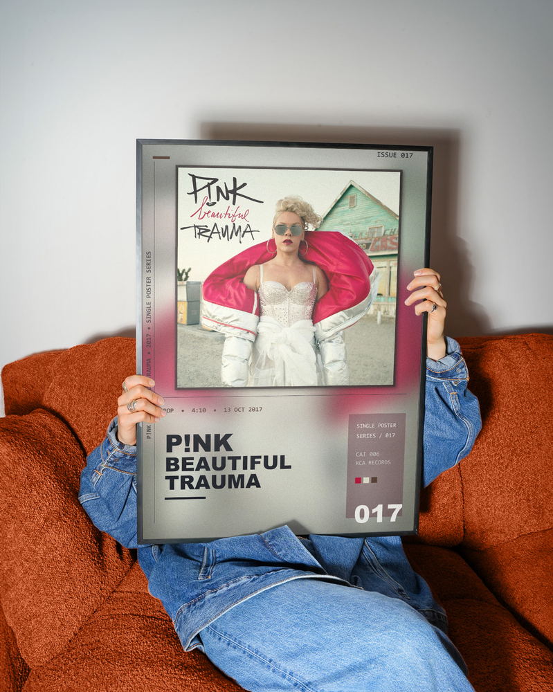 Music poster: Pnk - Beautiful Trauma