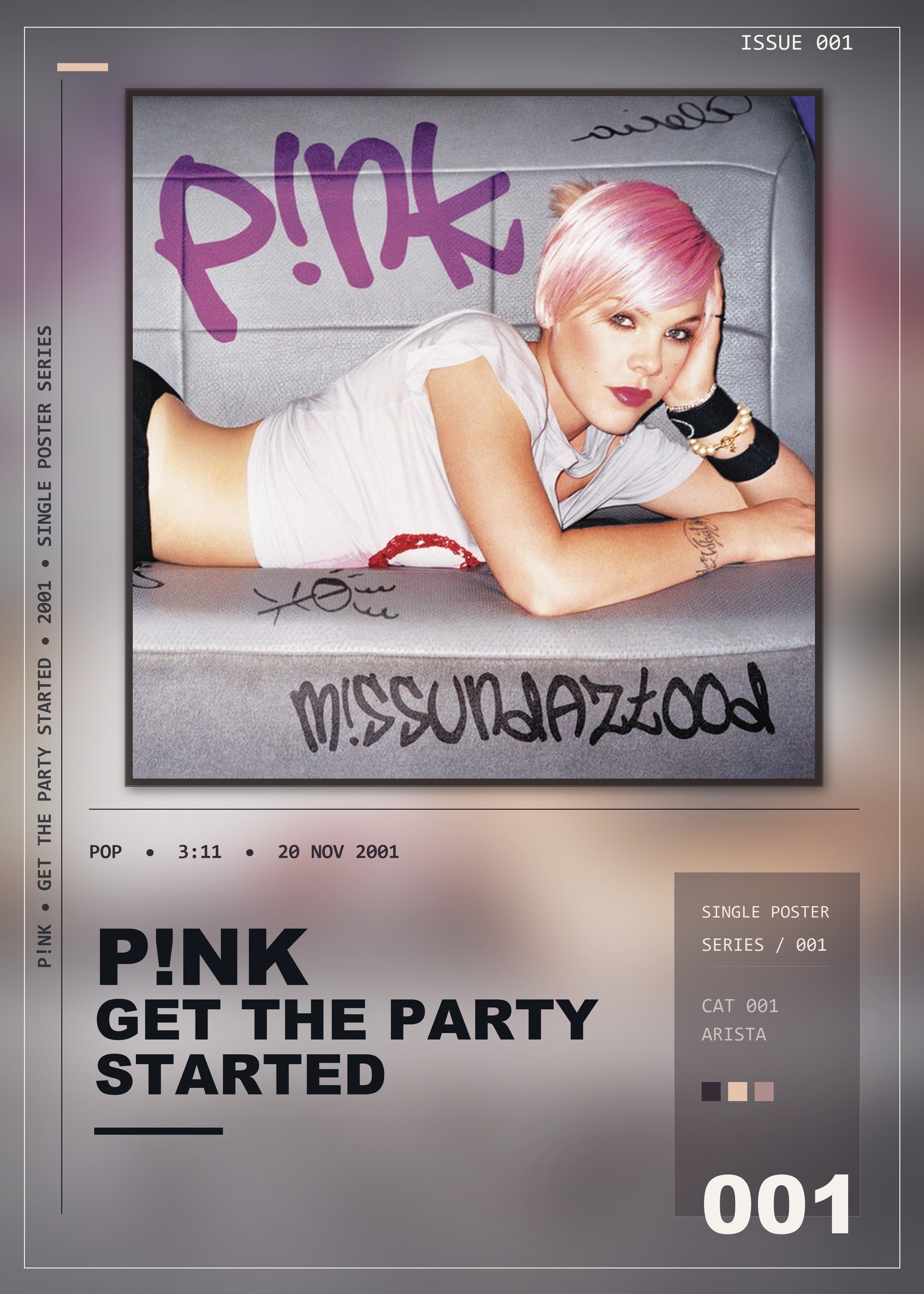 Music poster: Pnk - Get the Party Started