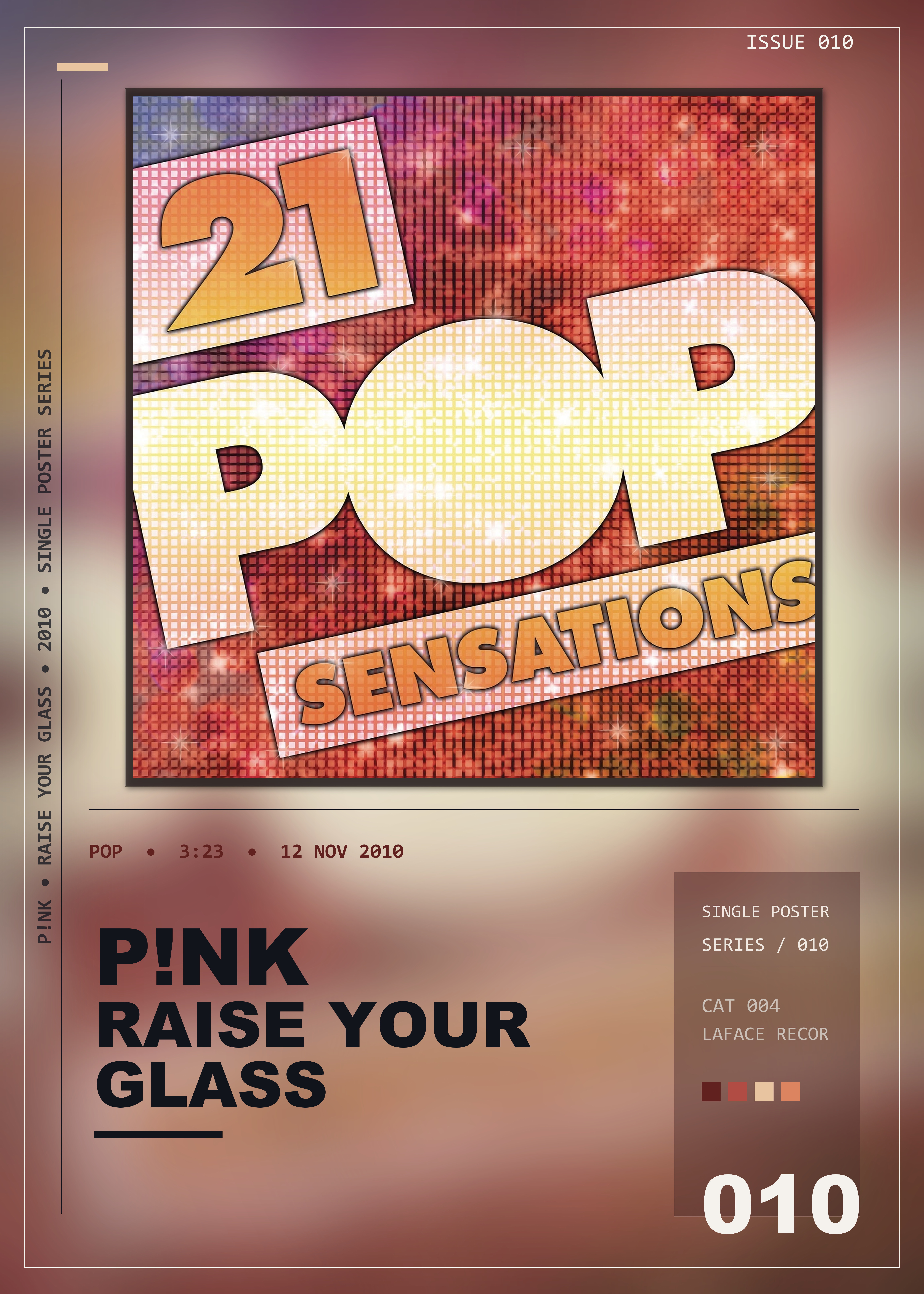 Music poster: Pnk - Raise Your Glass