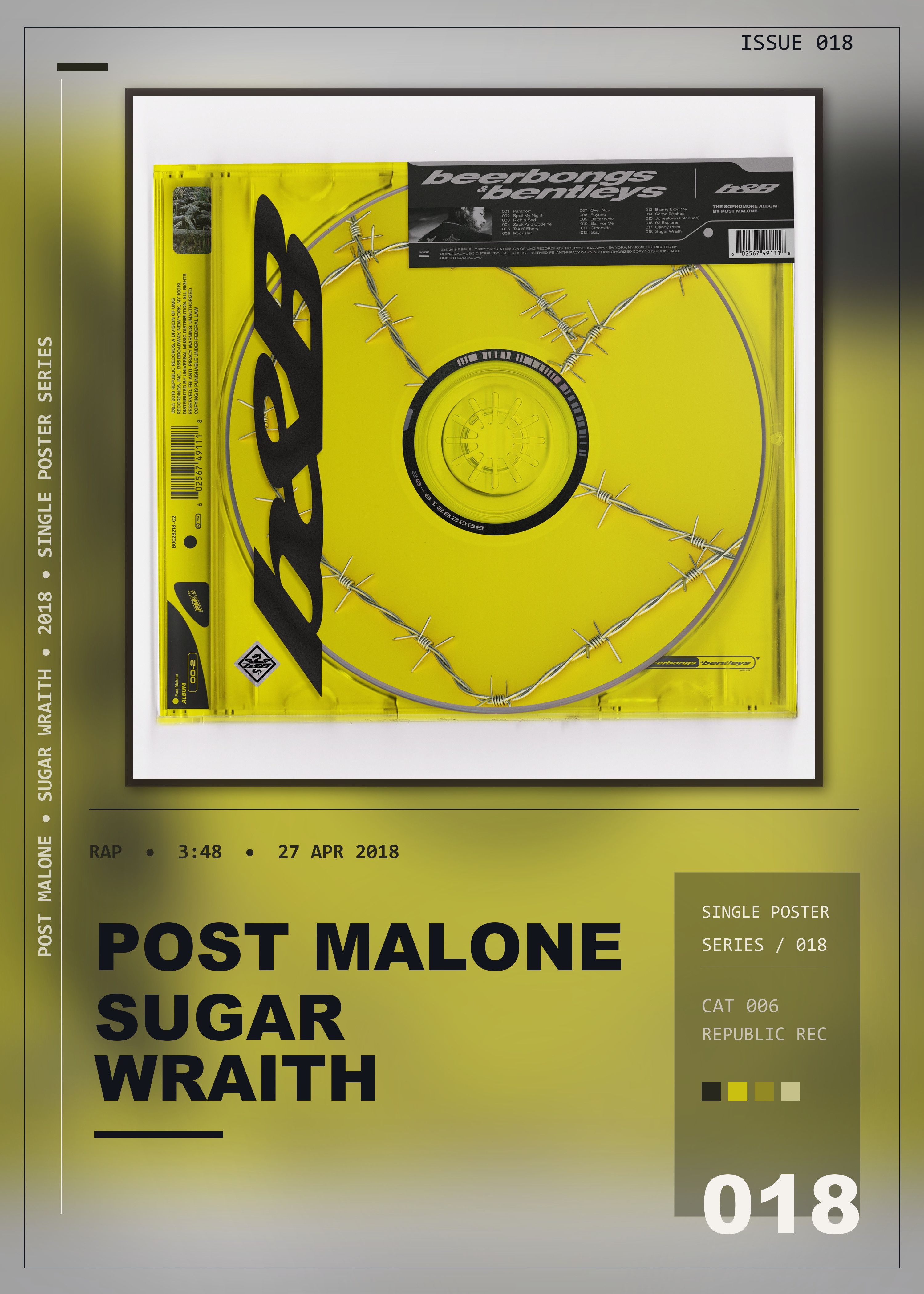 Music poster: Post Malone - Sugar Wraith