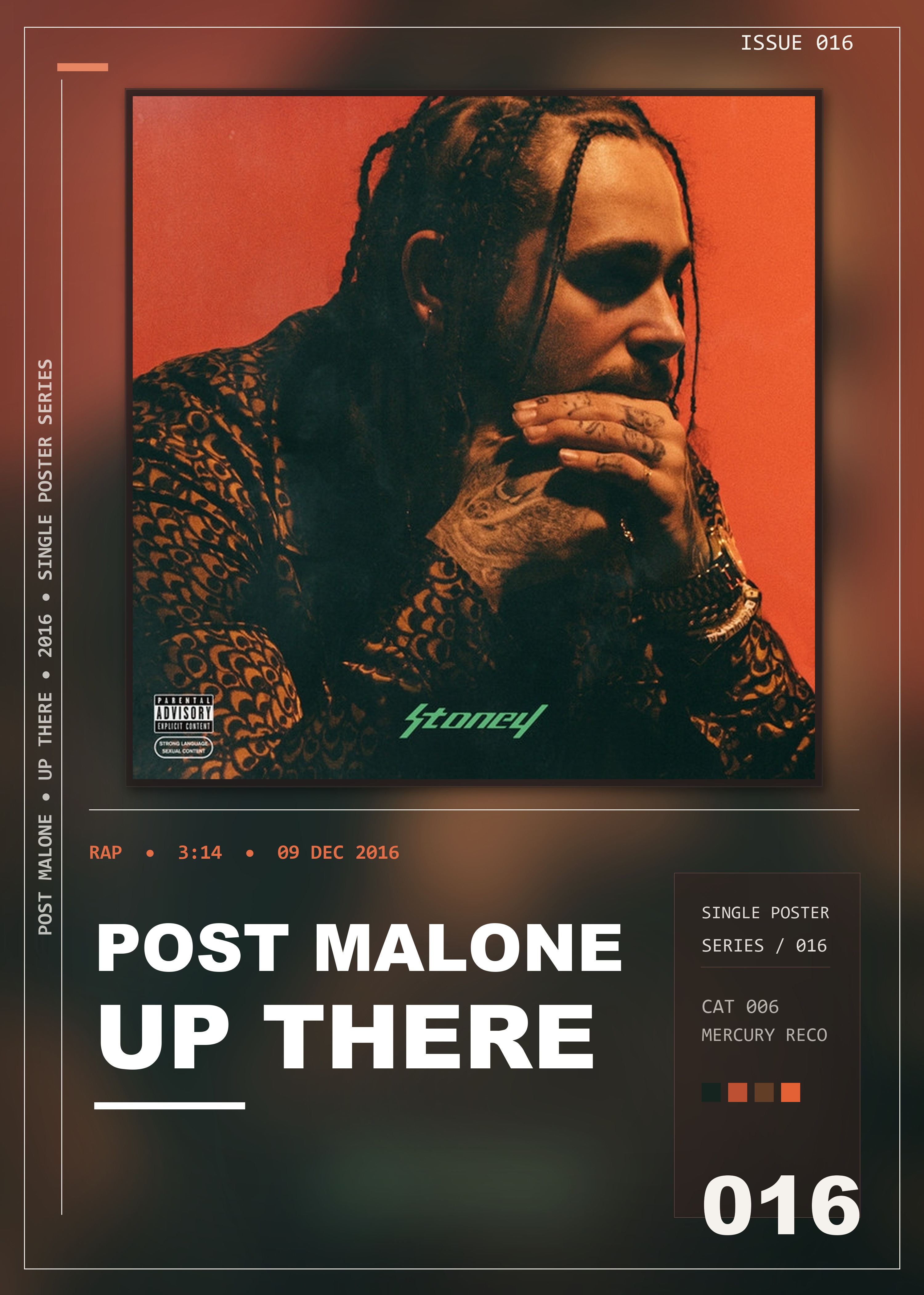 Music poster: Post Malone - Up There