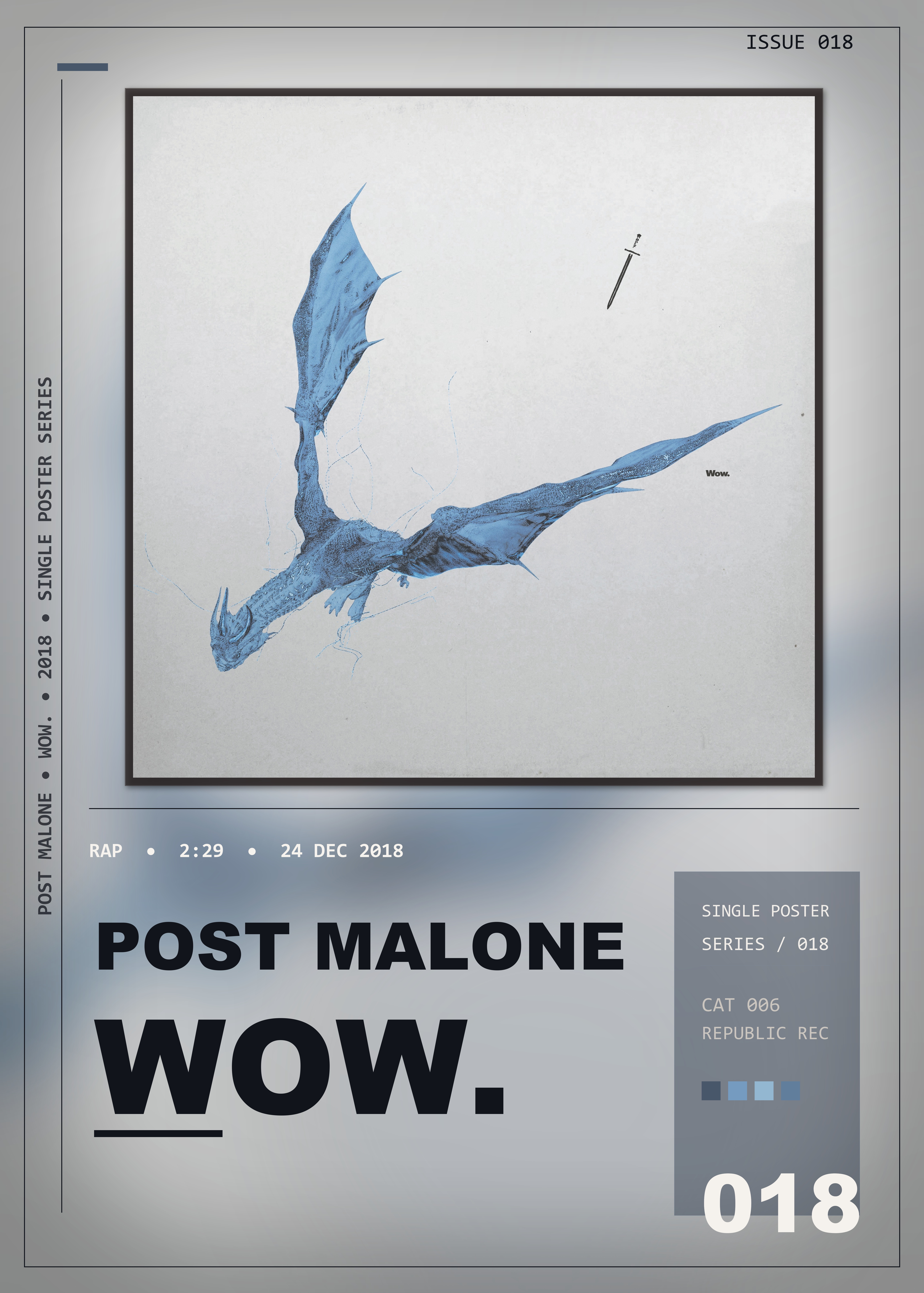 Music poster: Post Malone - Wow