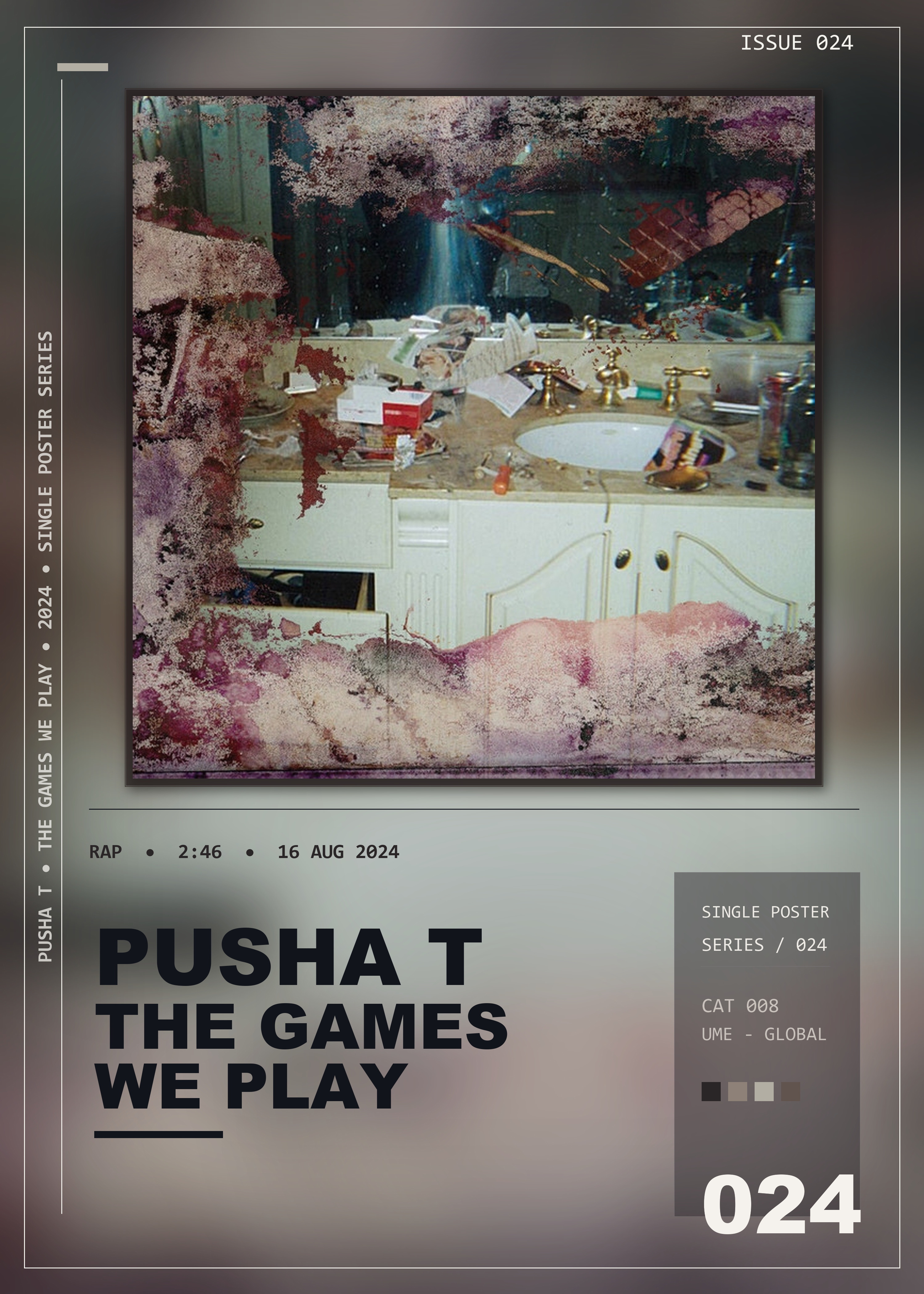 Music poster: Pusha T - The Games We Play