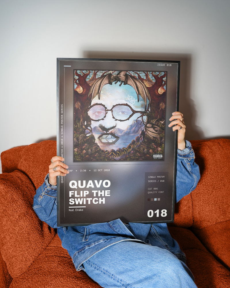 Music poster: Quavo - FLIP THE SWITCH feat Drake