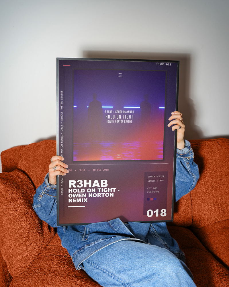 Music poster: R3HAB - Hold On Tight - Owen Norton Remix